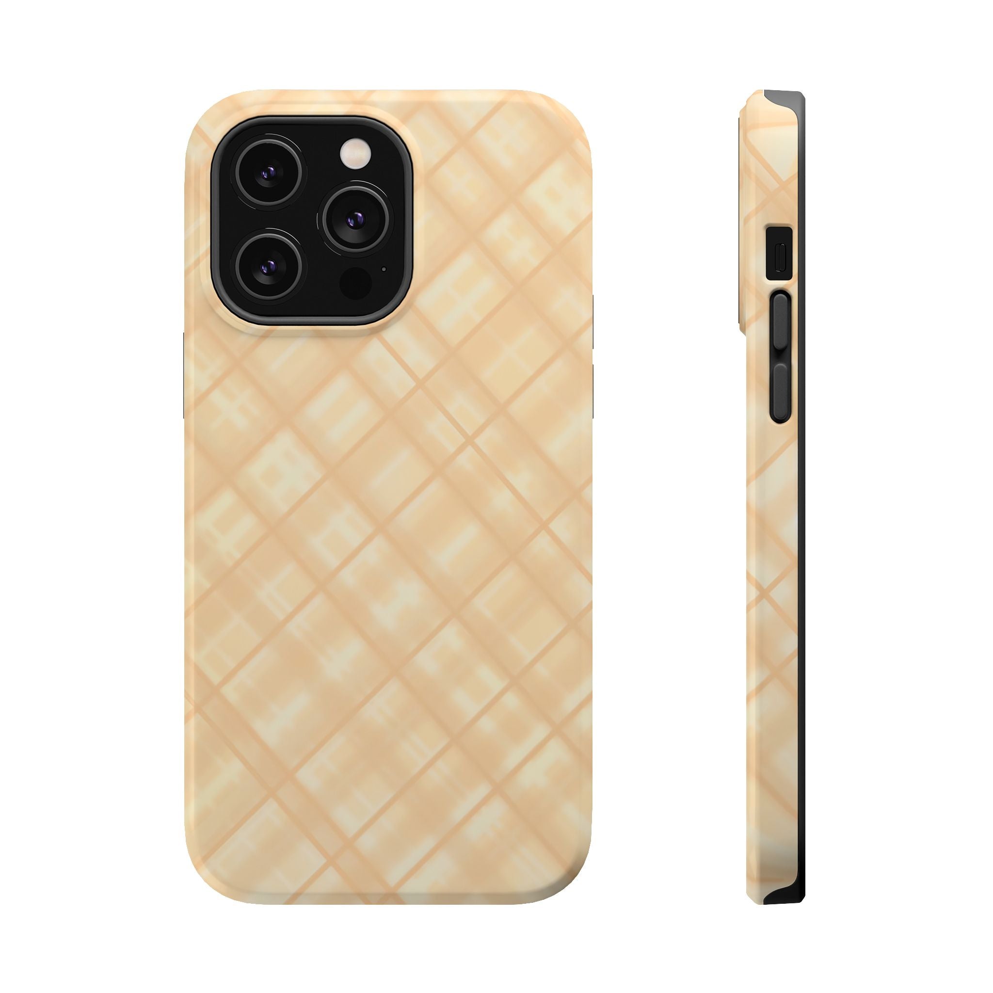 Checkered Butter Magnetic Impact-Resistant Case
