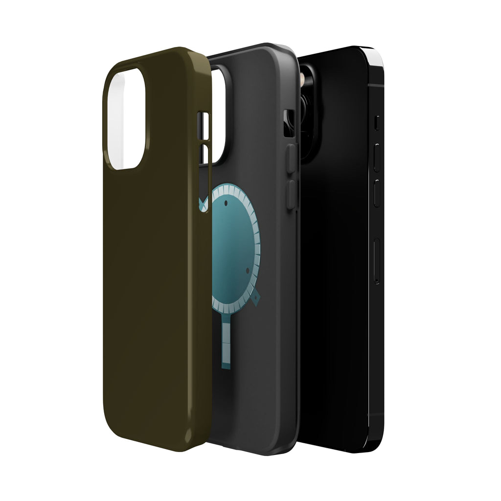 Dark Hennessey Brown Magnetic Impact-Resistant Phone Case