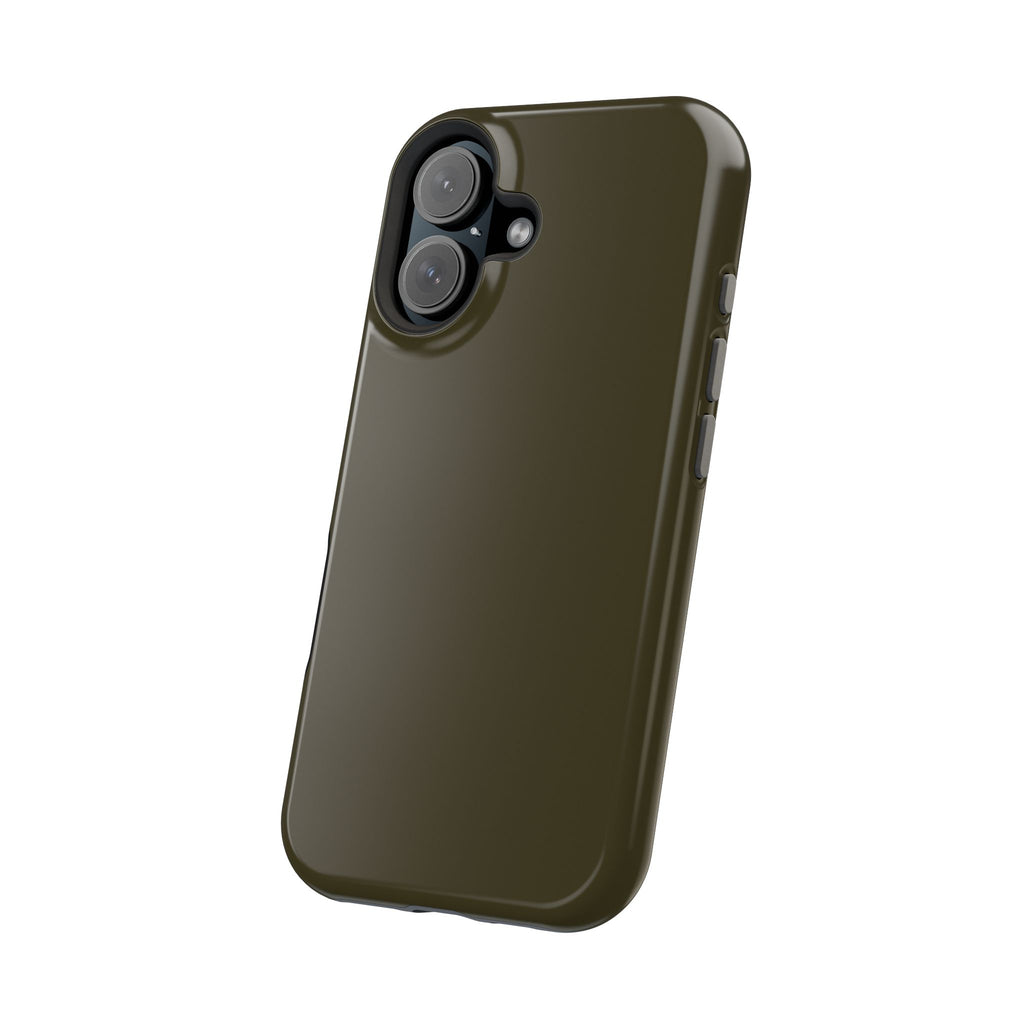 Dark Hennessey Brown Magnetic Impact-Resistant Phone Case