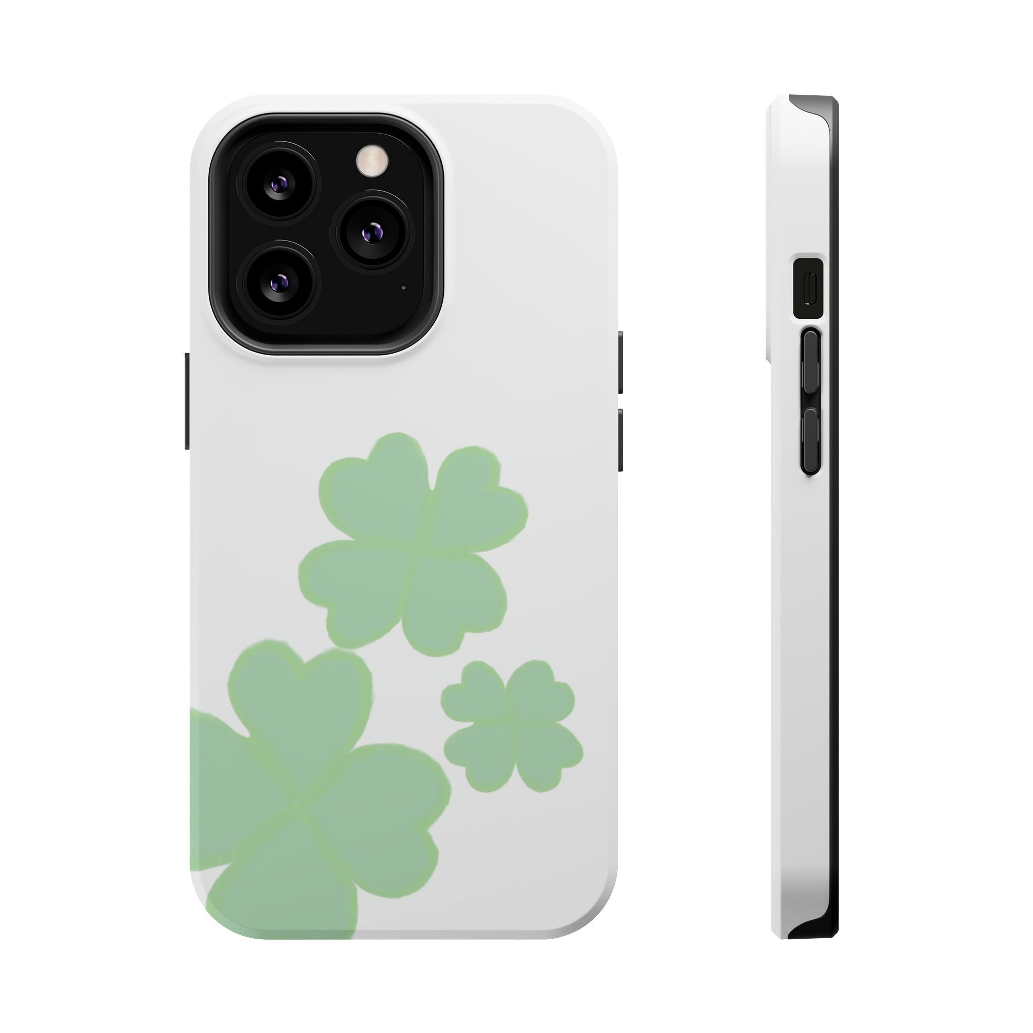 Green Clover Magnetic Impact-Resistant Case