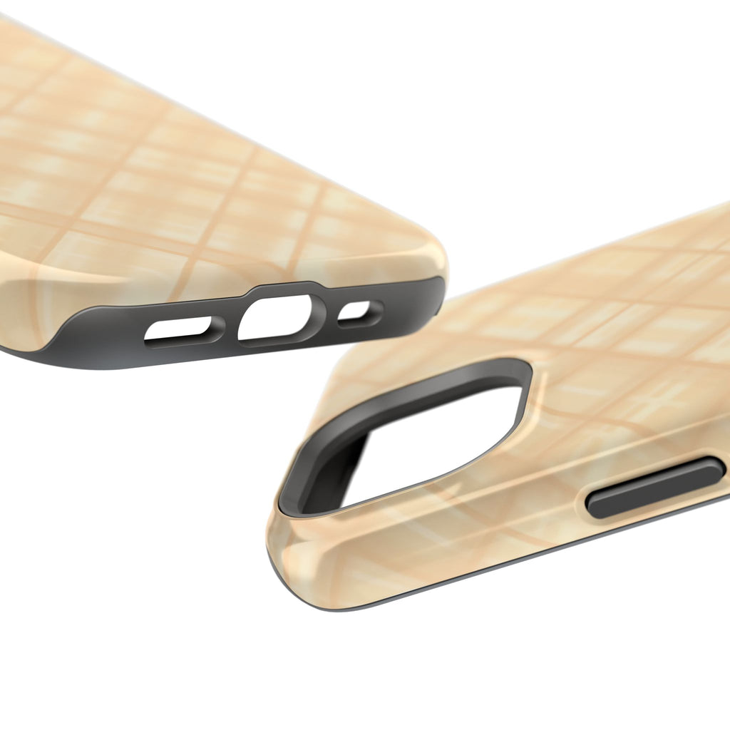 Checkered Butter Magnetic Impact-Resistant Case