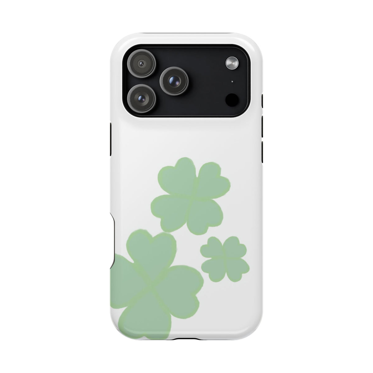Green Clover Magnetic Impact-Resistant Case