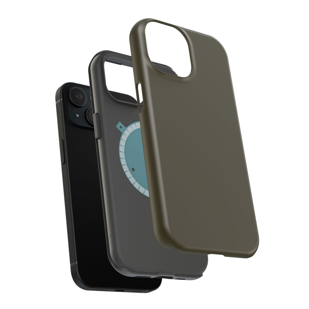 Dark Hennessey Brown Magnetic Impact-Resistant Phone Case