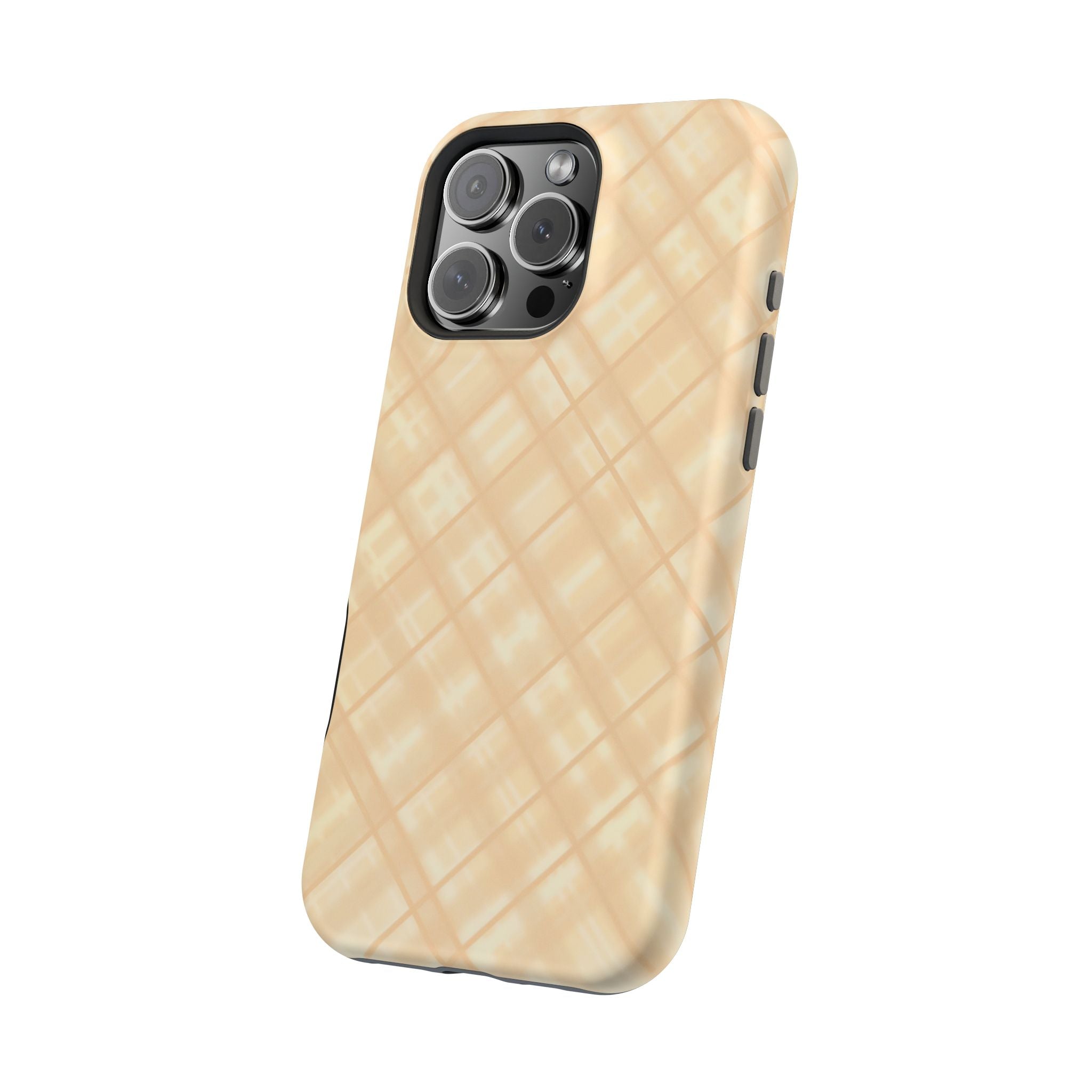 Checkered Butter Magnetic Impact-Resistant Case
