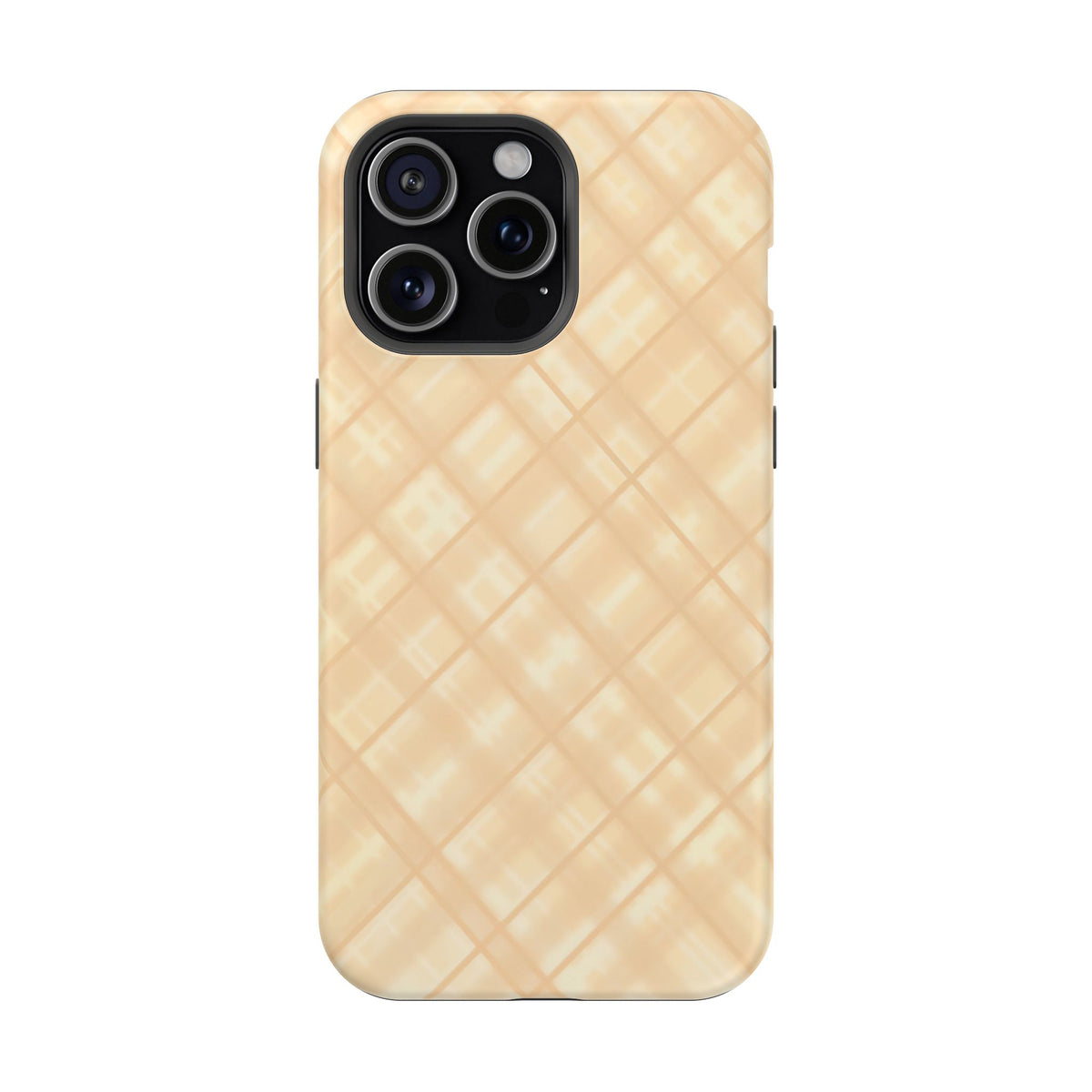 Checkered Butter Magnetic Impact-Resistant Case