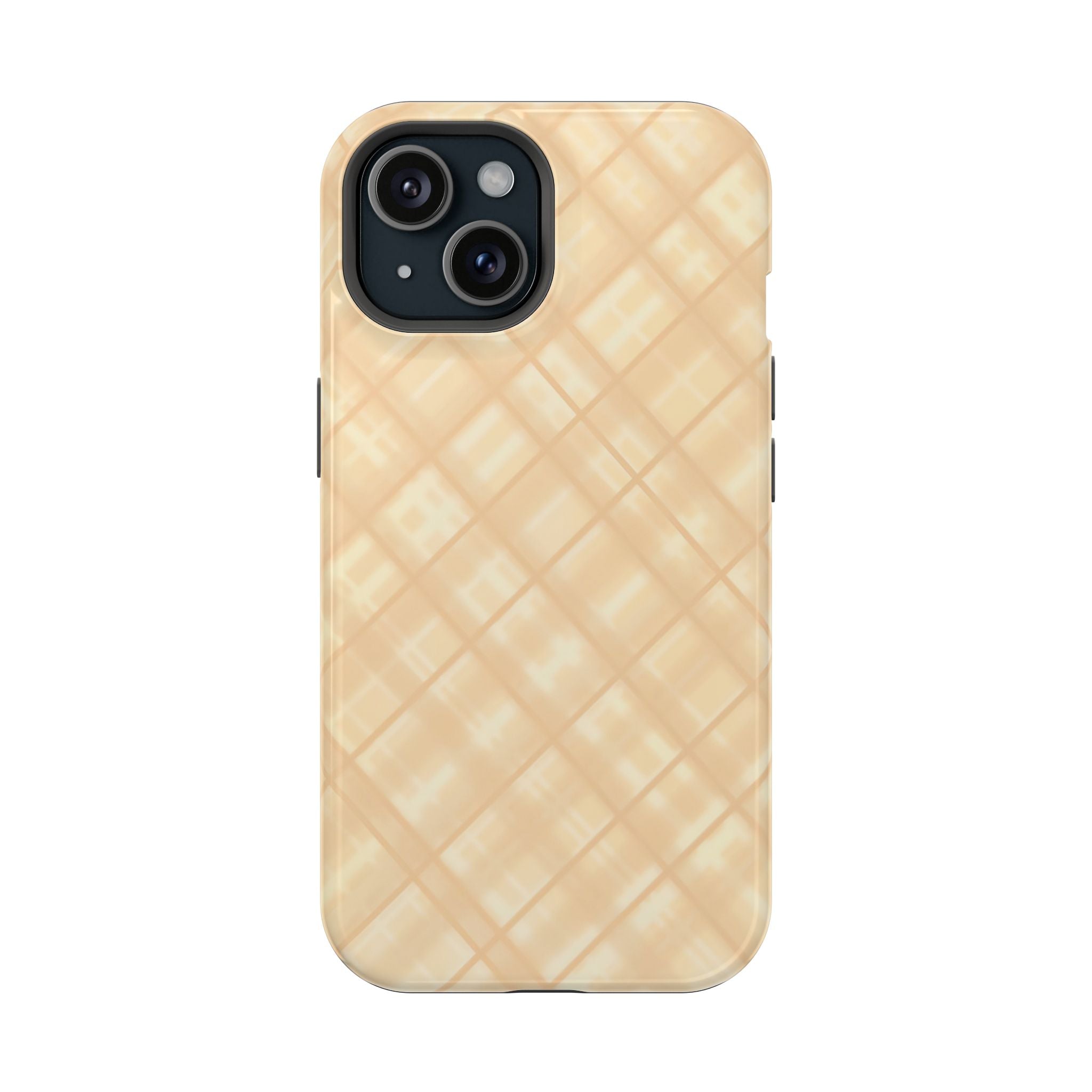 Checkered Butter Magnetic Impact-Resistant Case