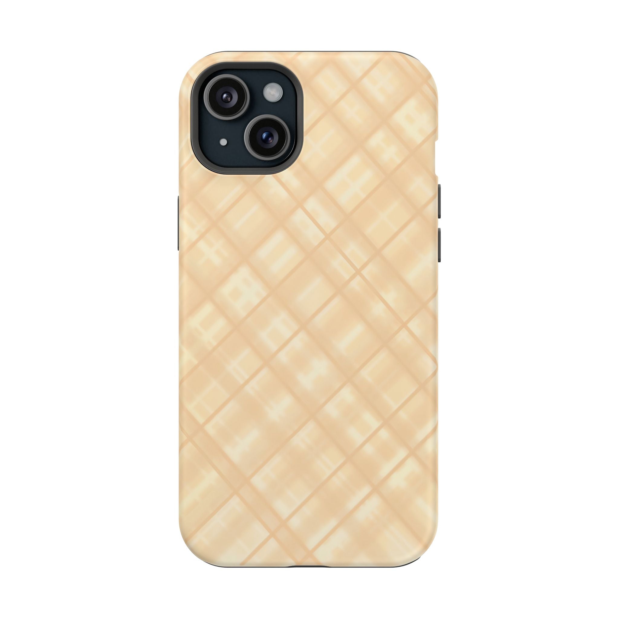 Checkered Butter Magnetic Impact-Resistant Case