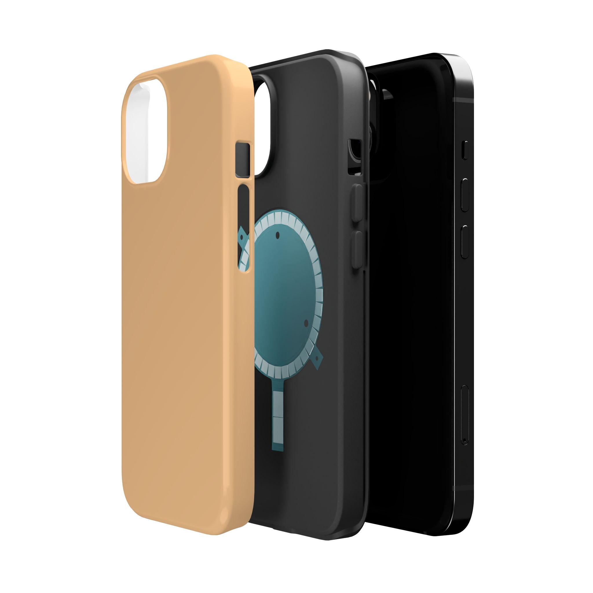 Orange Cream Magnetic Impact-Resistant Phone Case