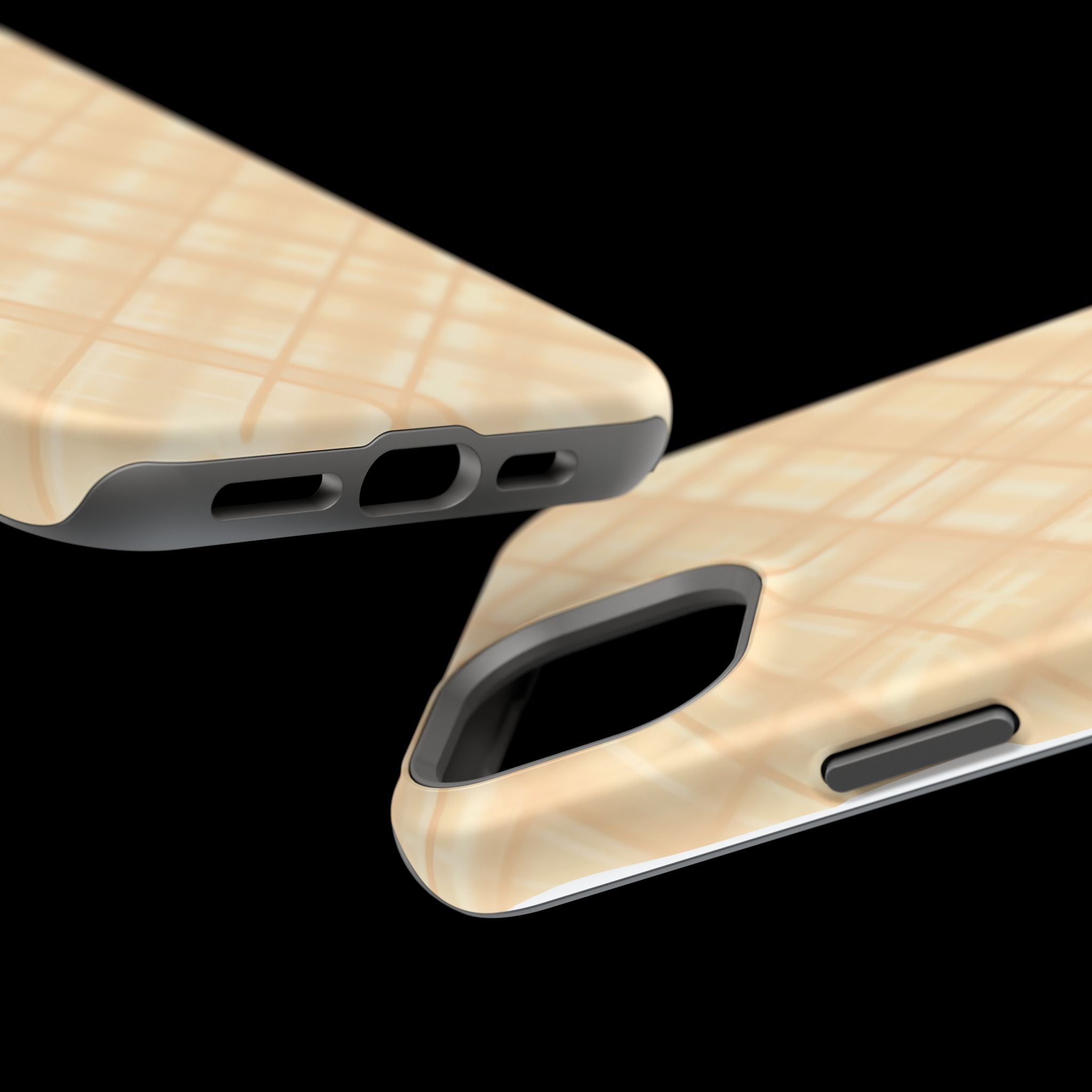 Checkered Butter Magnetic Impact-Resistant Case
