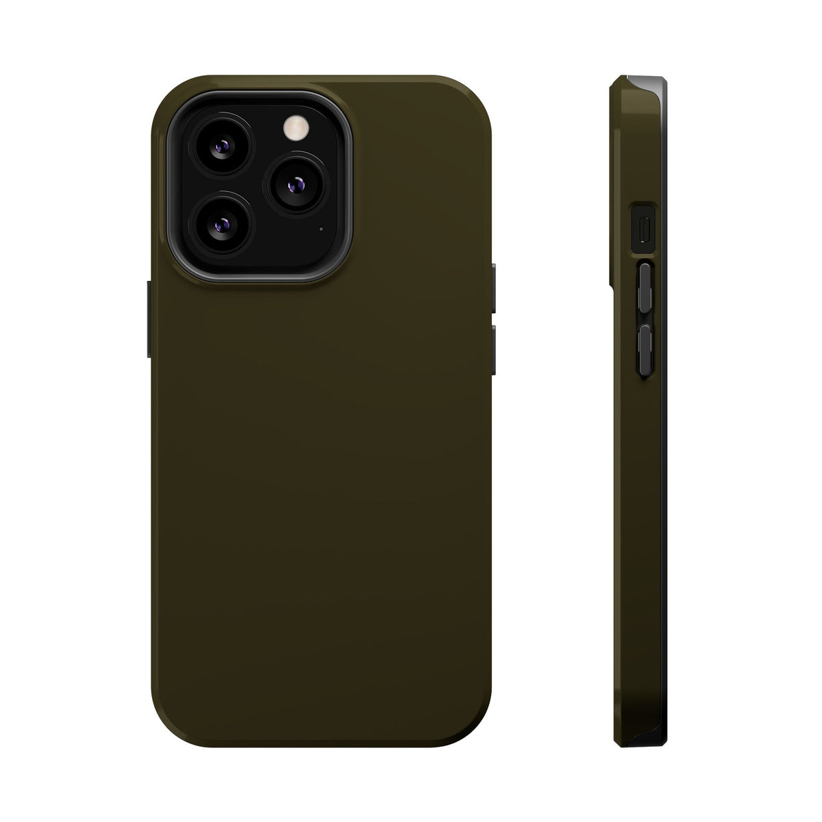 Dark Hennessey Brown Magnetic Impact-Resistant Phone Case
