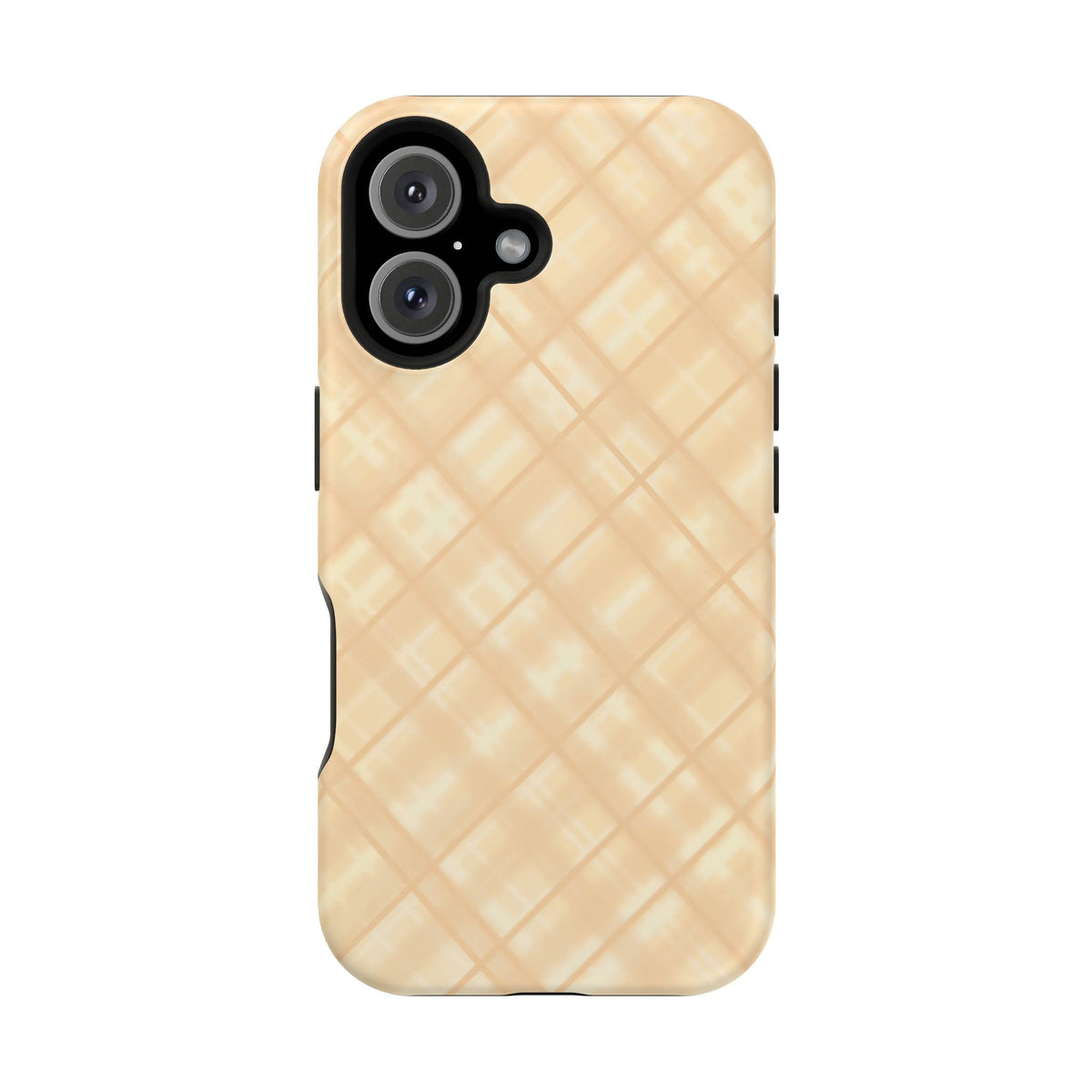 Checkered Butter Magnetic Impact-Resistant Case