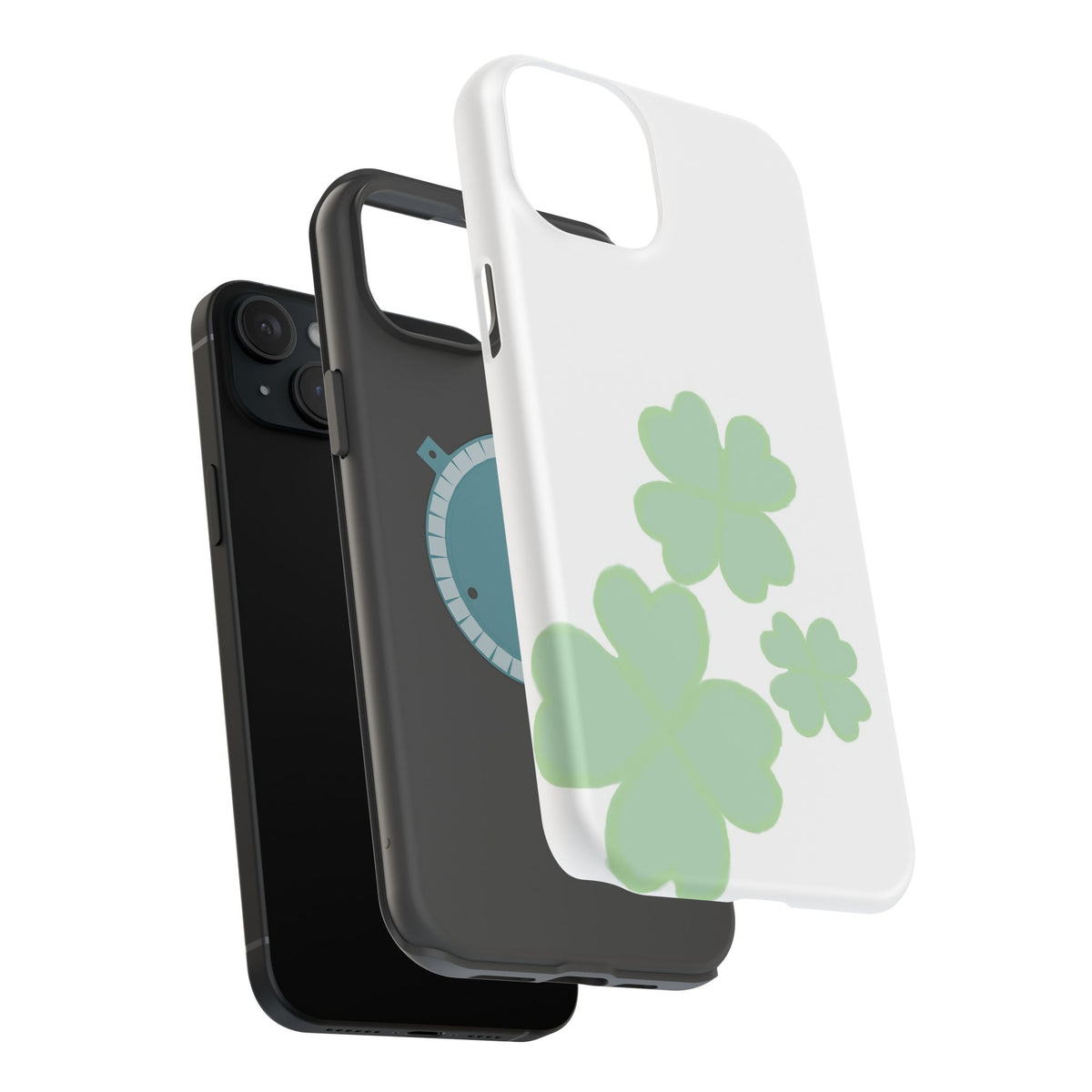 Green Clover Magnetic Impact-Resistant Case