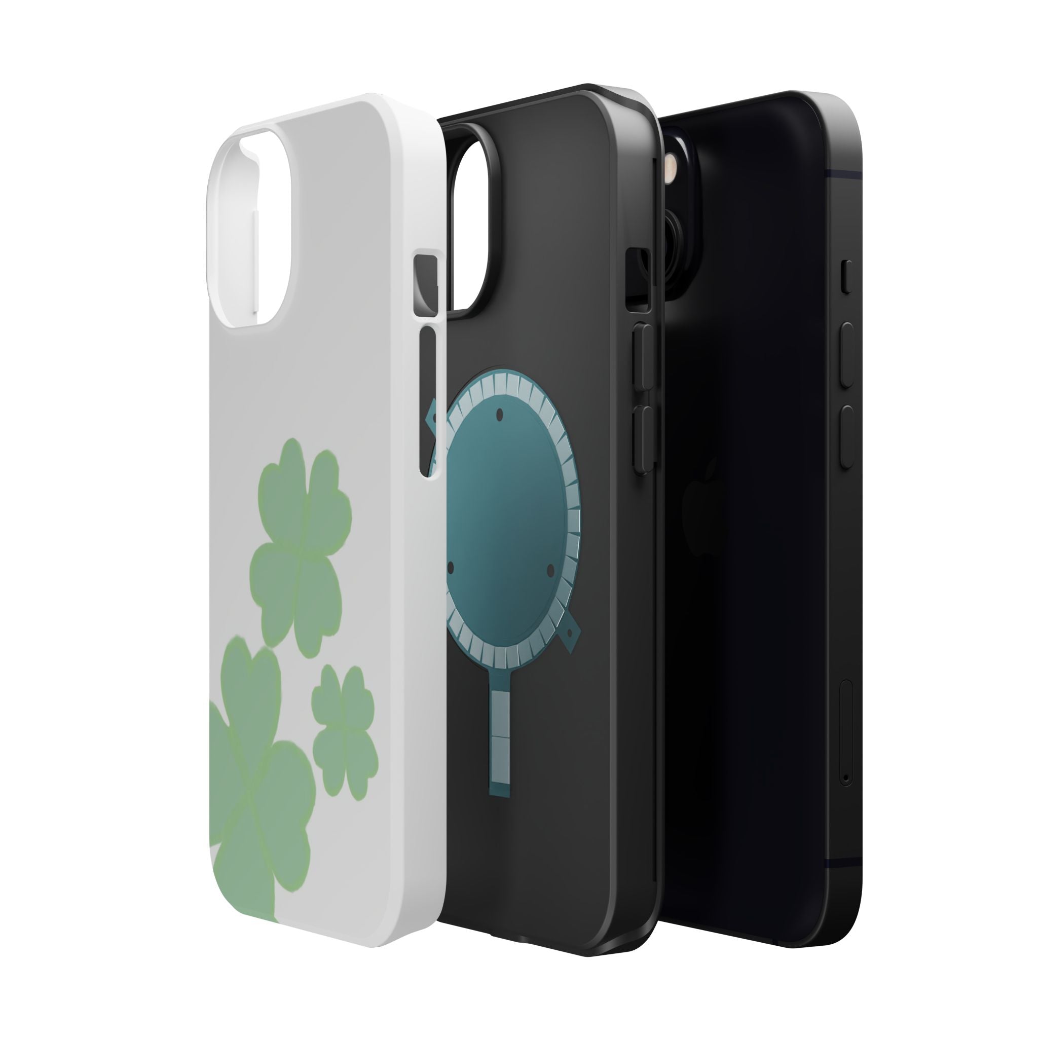 Green Clover Magnetic Impact-Resistant Case