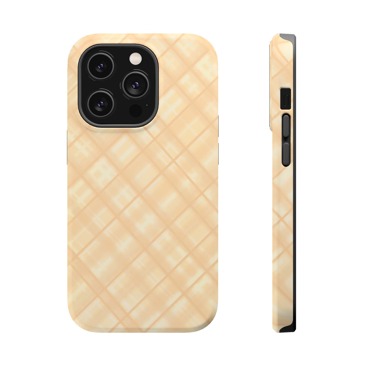 Checkered Butter Magnetic Impact-Resistant Case