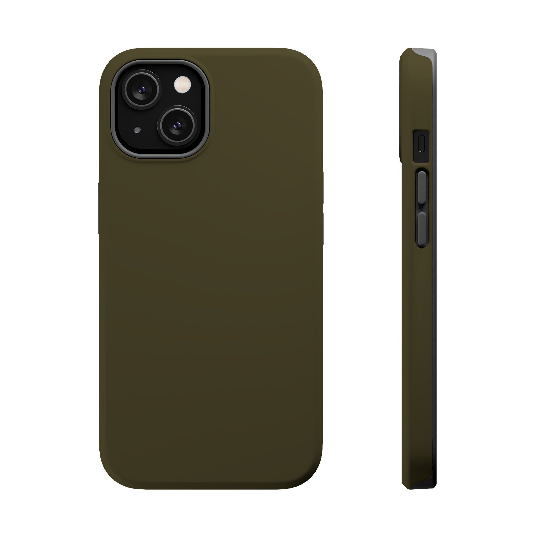 Dark Hennessey Brown Magnetic Impact-Resistant Phone Case