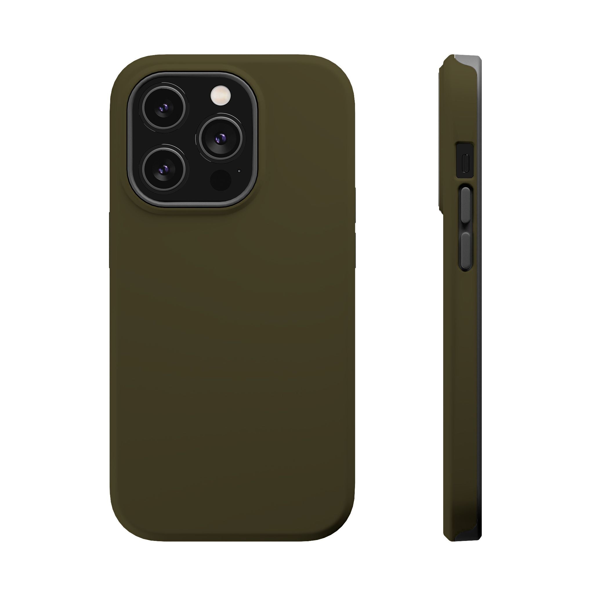 Dark Hennessey Brown Magnetic Impact-Resistant Phone Case