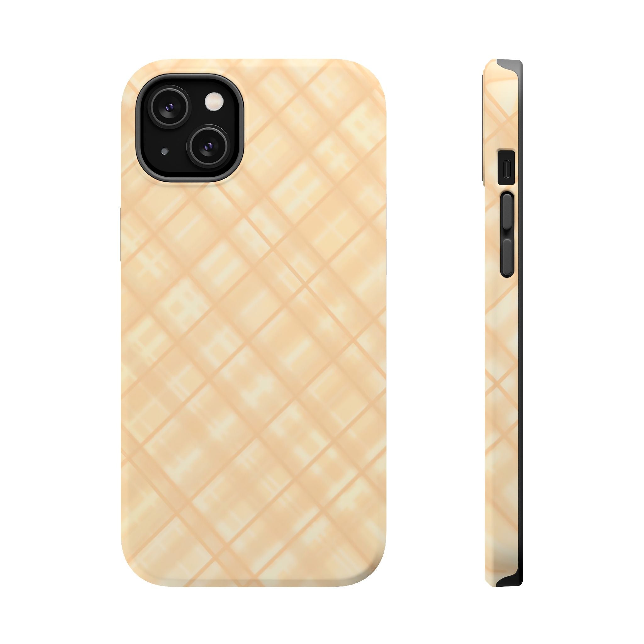 Checkered Butter Magnetic Impact-Resistant Case