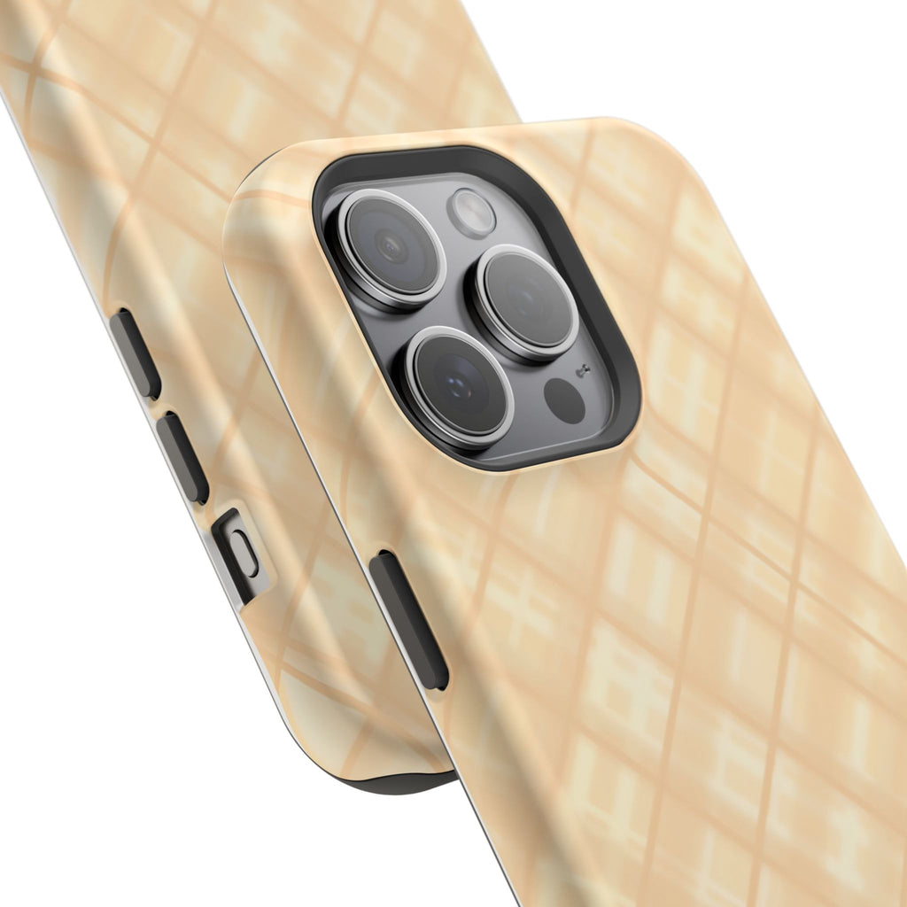 Checkered Butter Magnetic Impact-Resistant Case