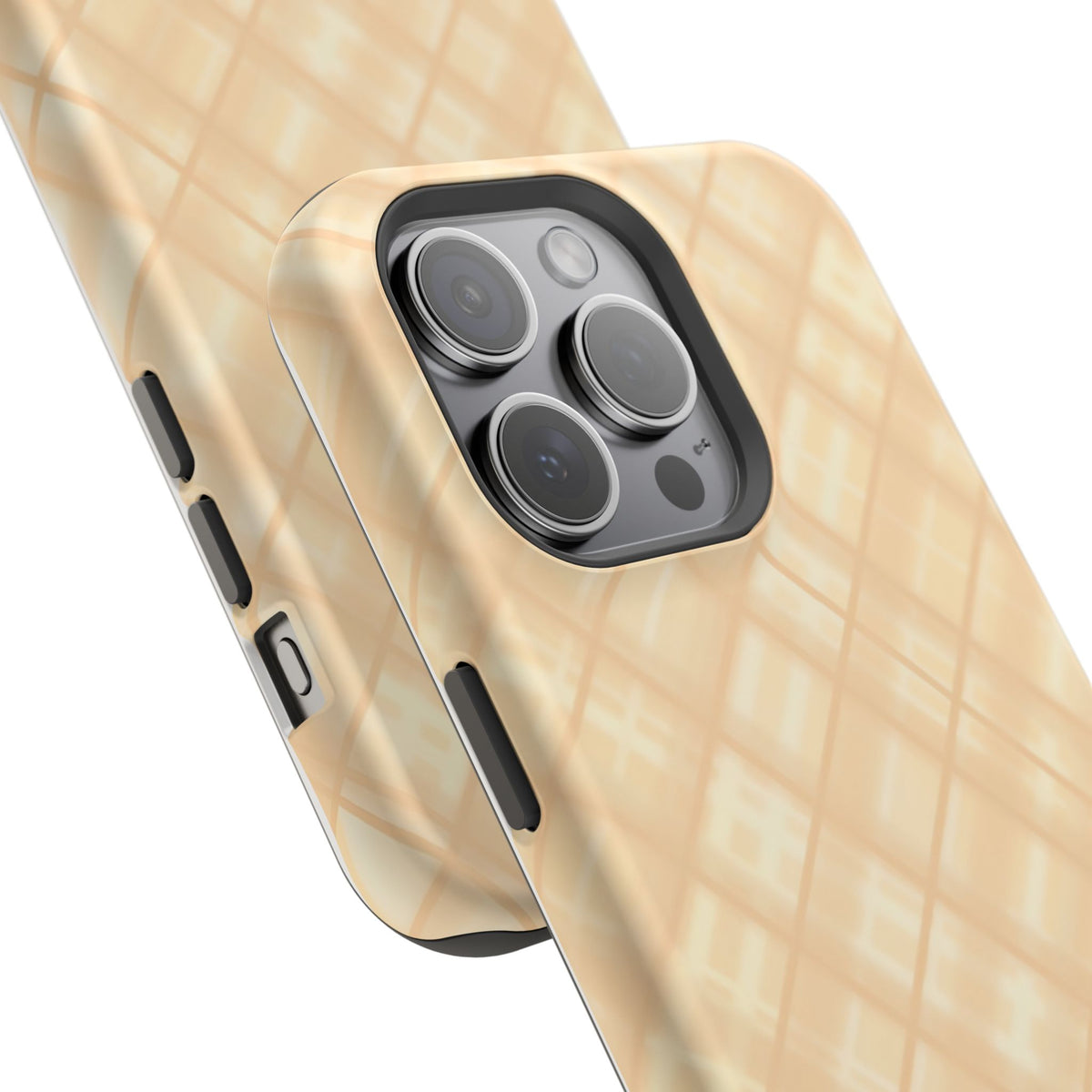 Checkered Butter Magnetic Impact-Resistant Case