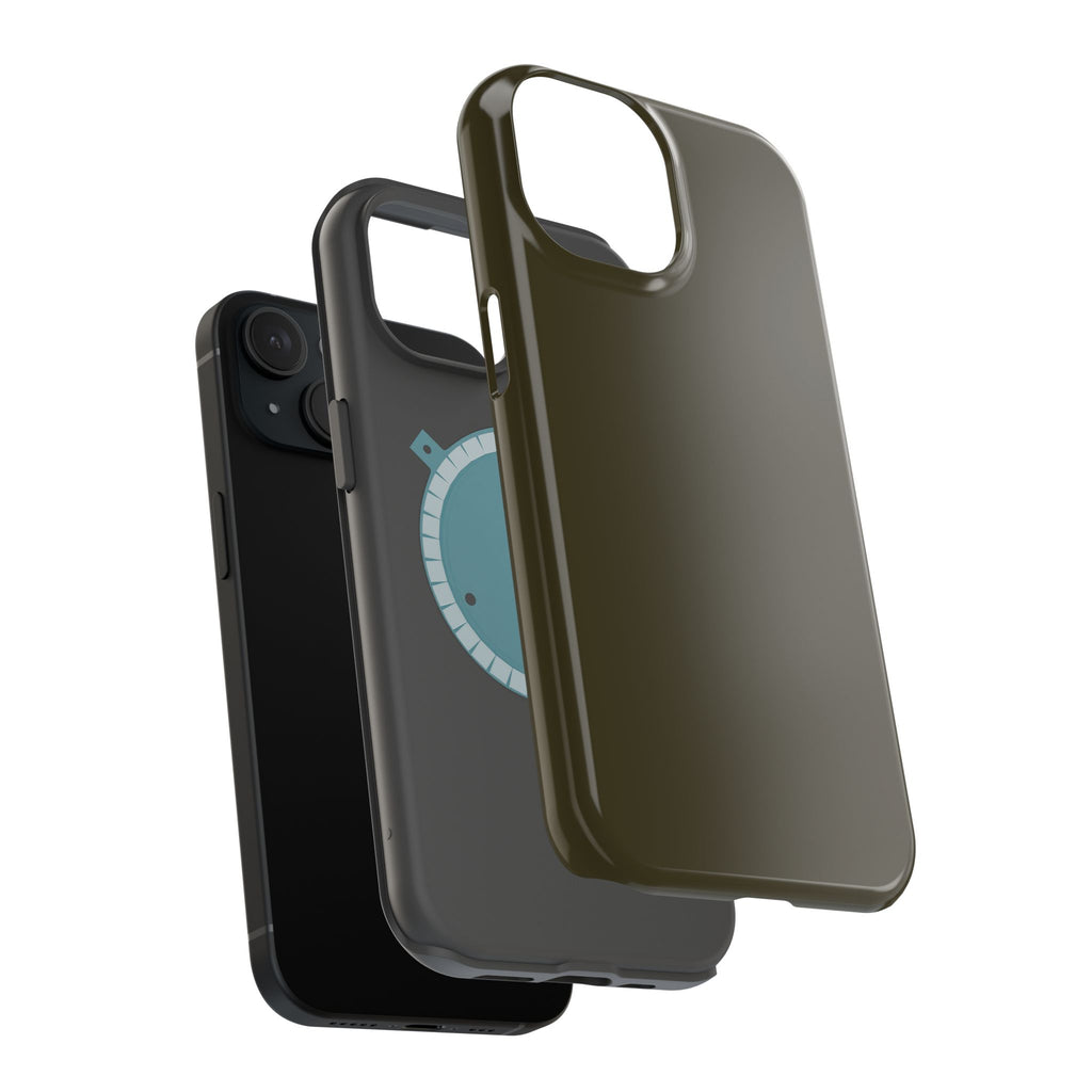 Dark Hennessey Brown Magnetic Impact-Resistant Phone Case