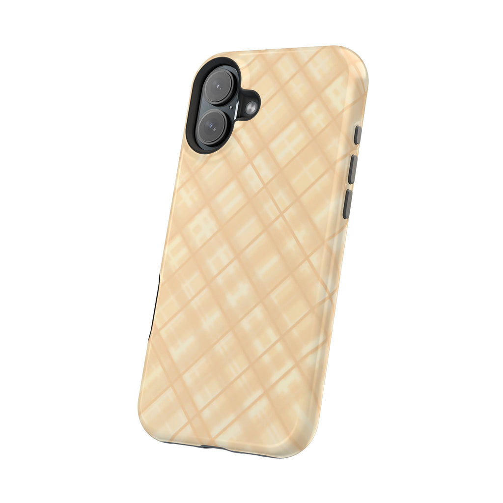 Checkered Butter Magnetic Impact-Resistant Case