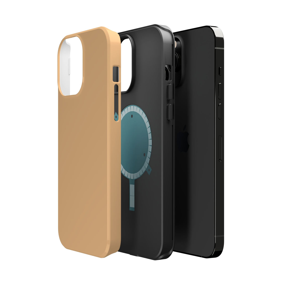 Orange Cream Magnetic Impact-Resistant Phone Case