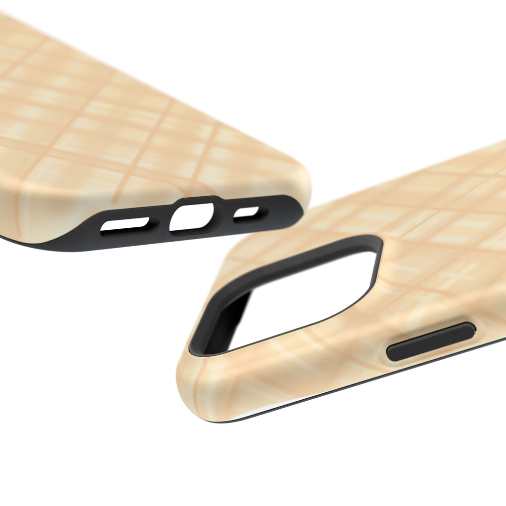 Checkered Butter Magnetic Impact-Resistant Case
