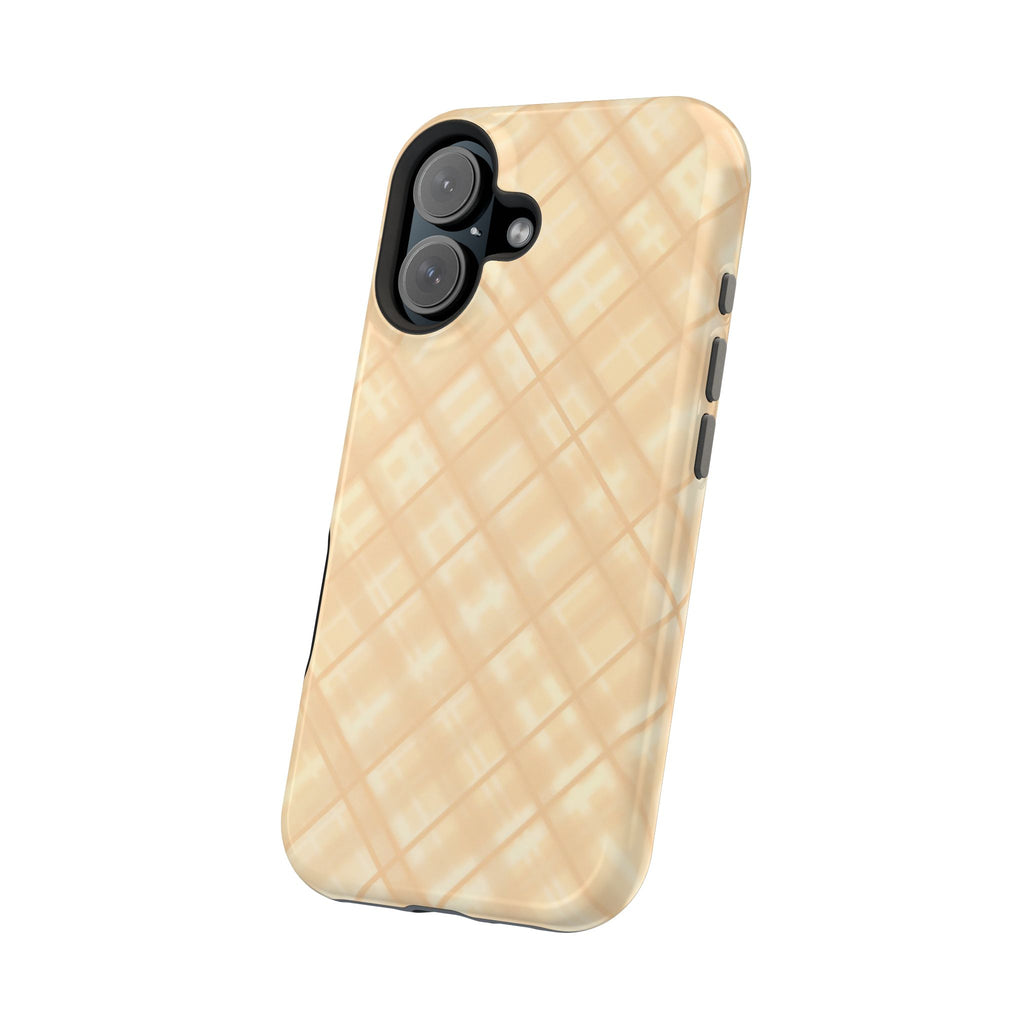 Checkered Butter Magnetic Impact-Resistant Case