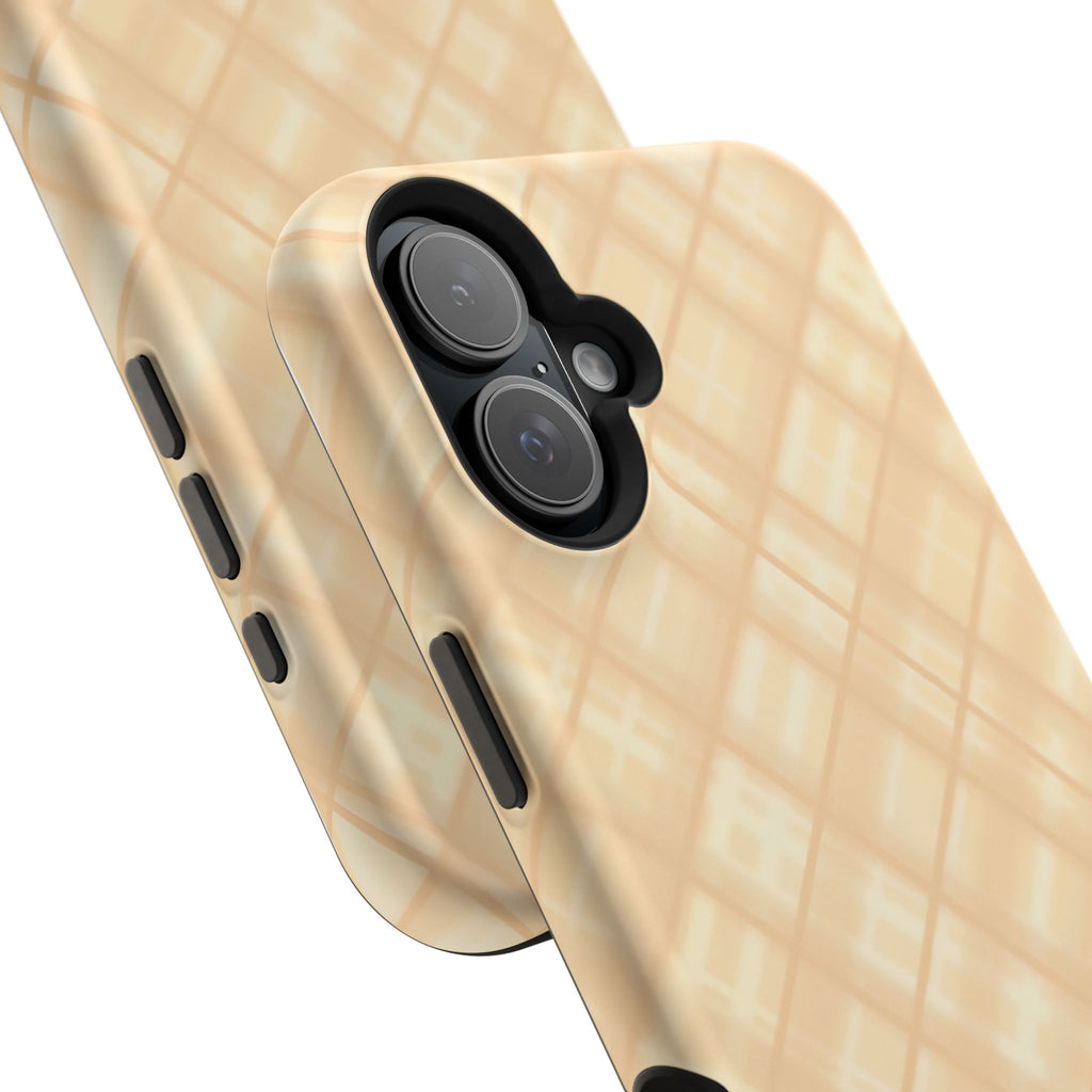 Checkered Butter Magnetic Impact-Resistant Case