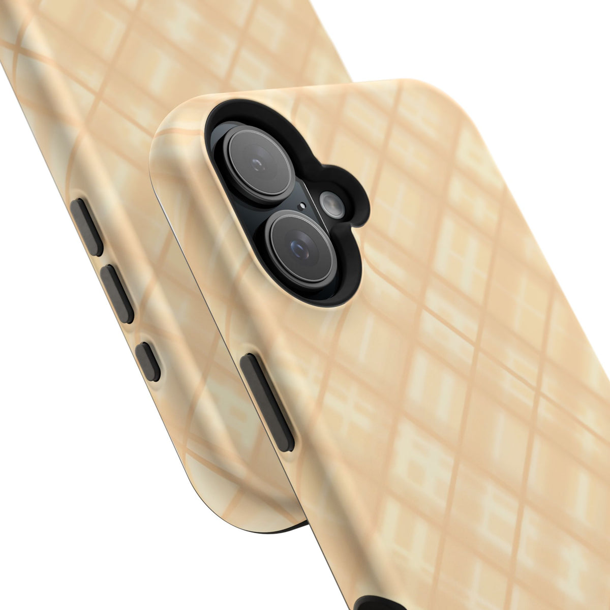 Checkered Butter Magnetic Impact-Resistant Case