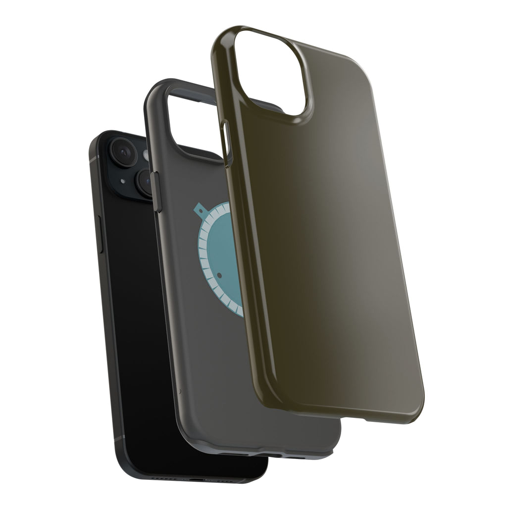 Dark Hennessey Brown Magnetic Impact-Resistant Phone Case