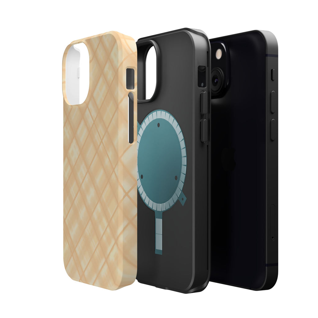 Checkered Butter Magnetic Impact-Resistant Case