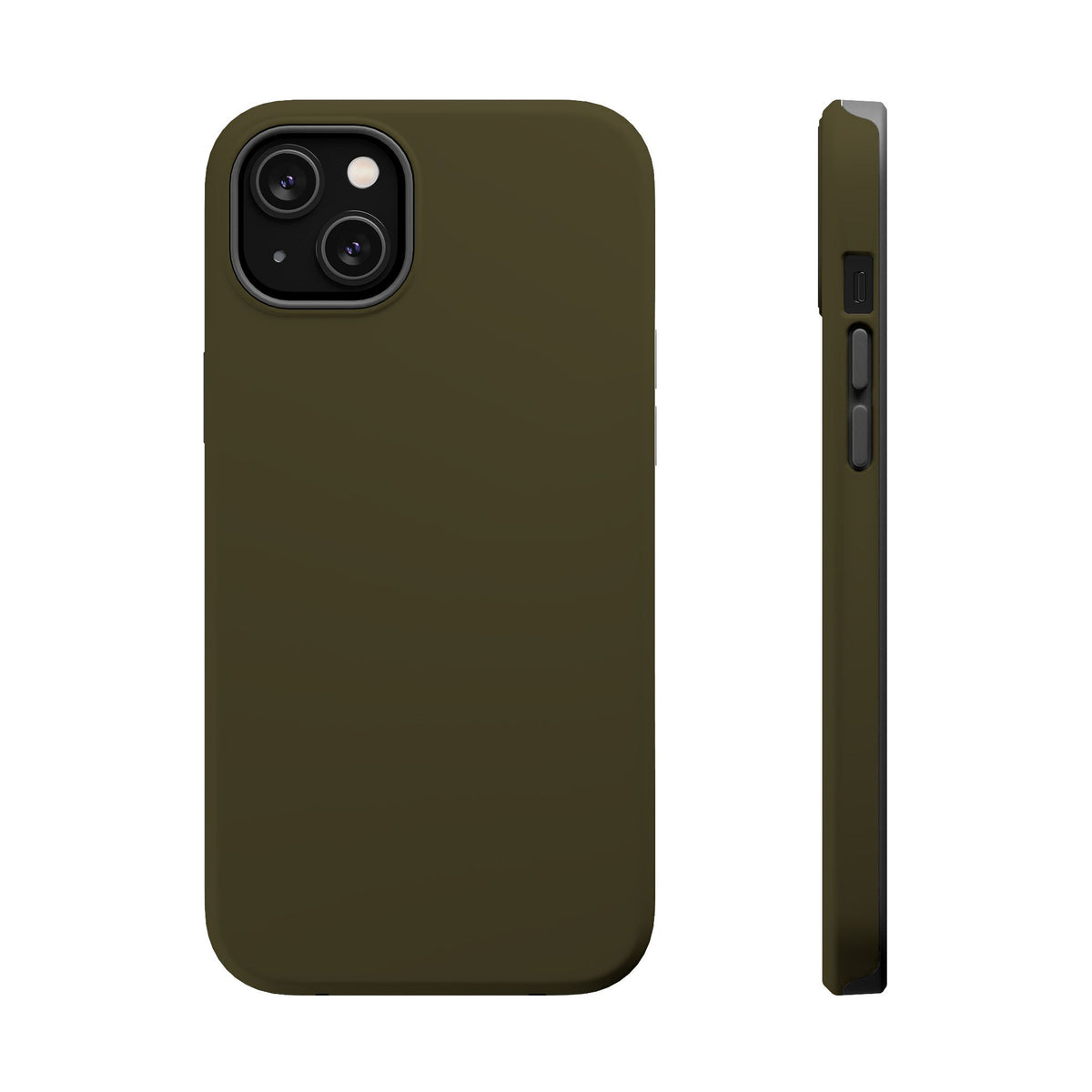 Dark Hennessey Brown Magnetic Impact-Resistant Phone Case