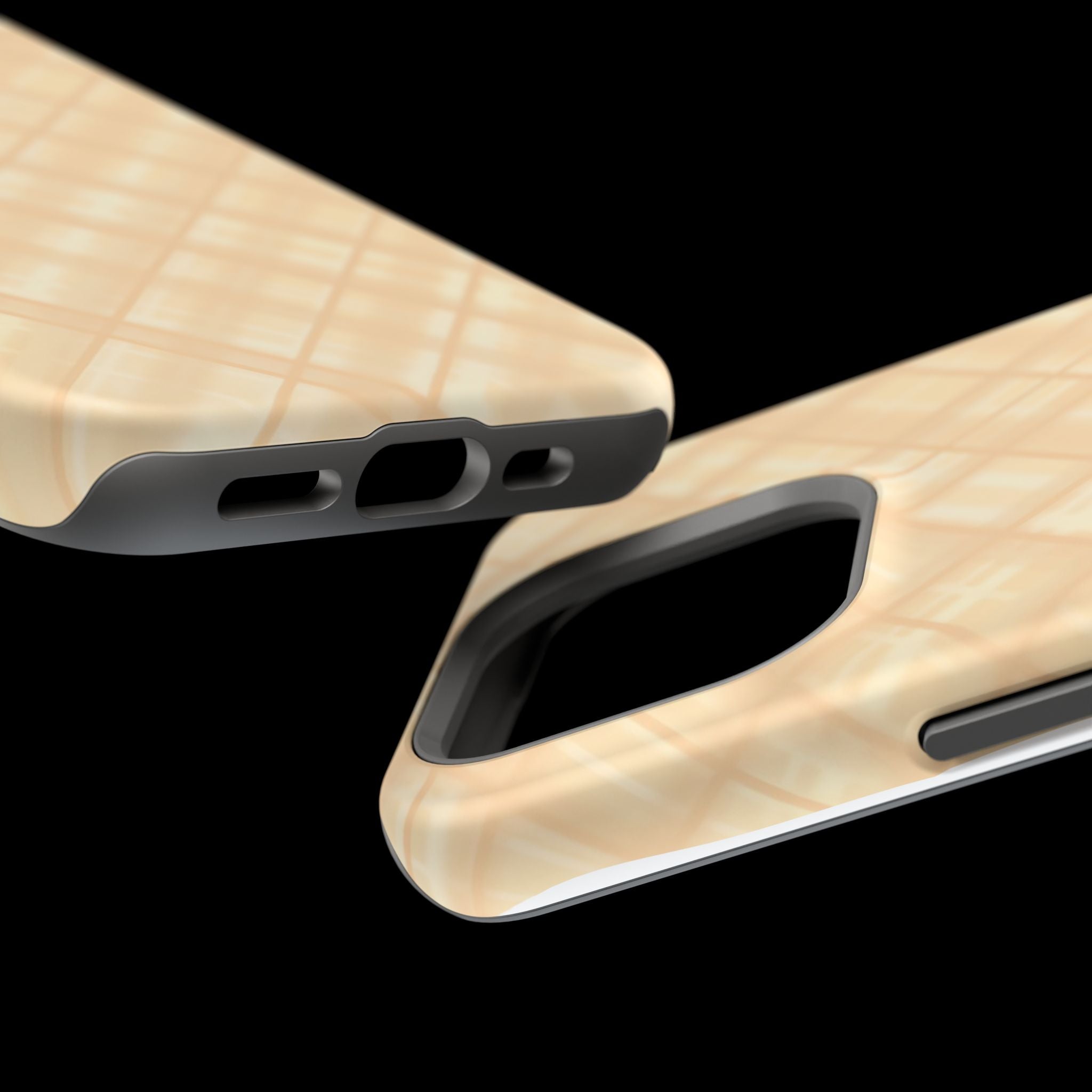 Checkered Butter Magnetic Impact-Resistant Case