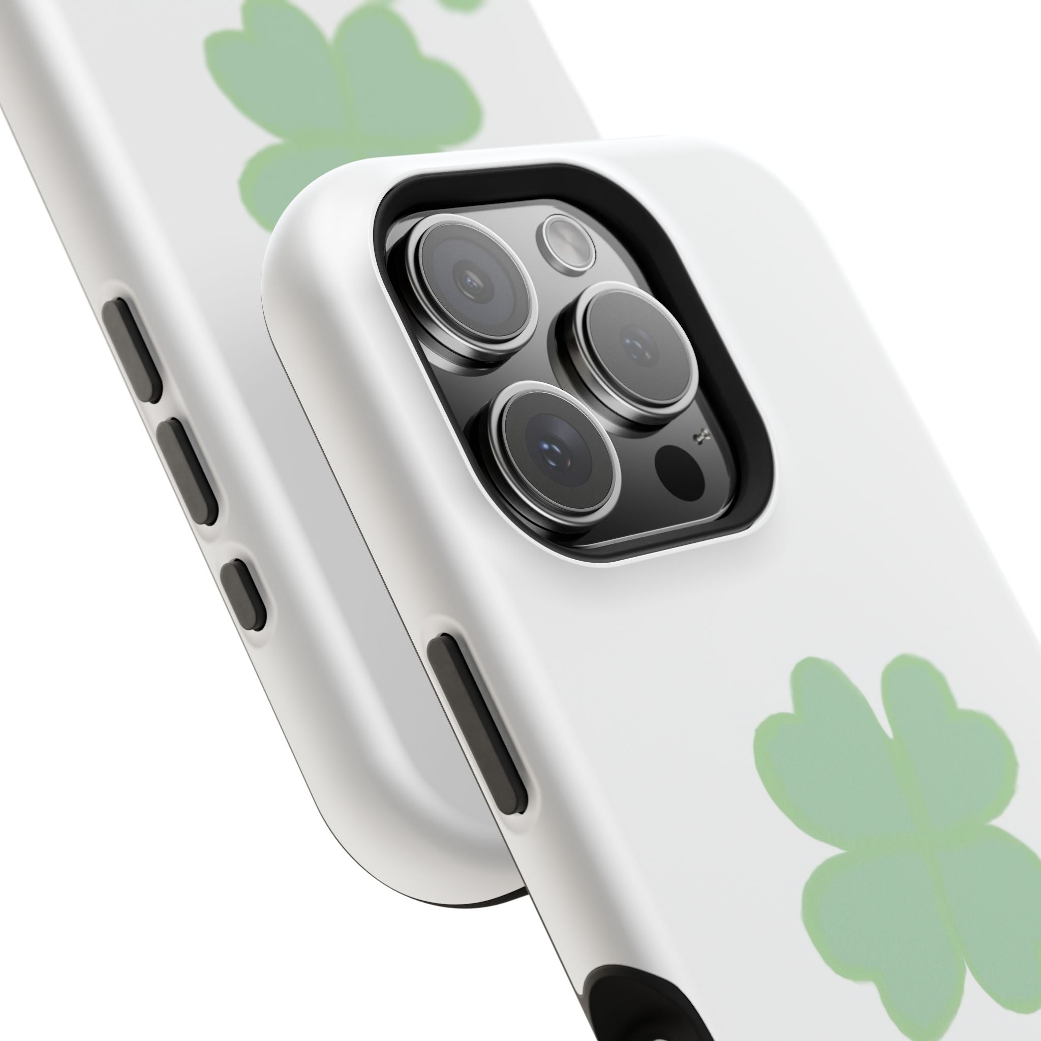 Green Clover Magnetic Impact-Resistant Case