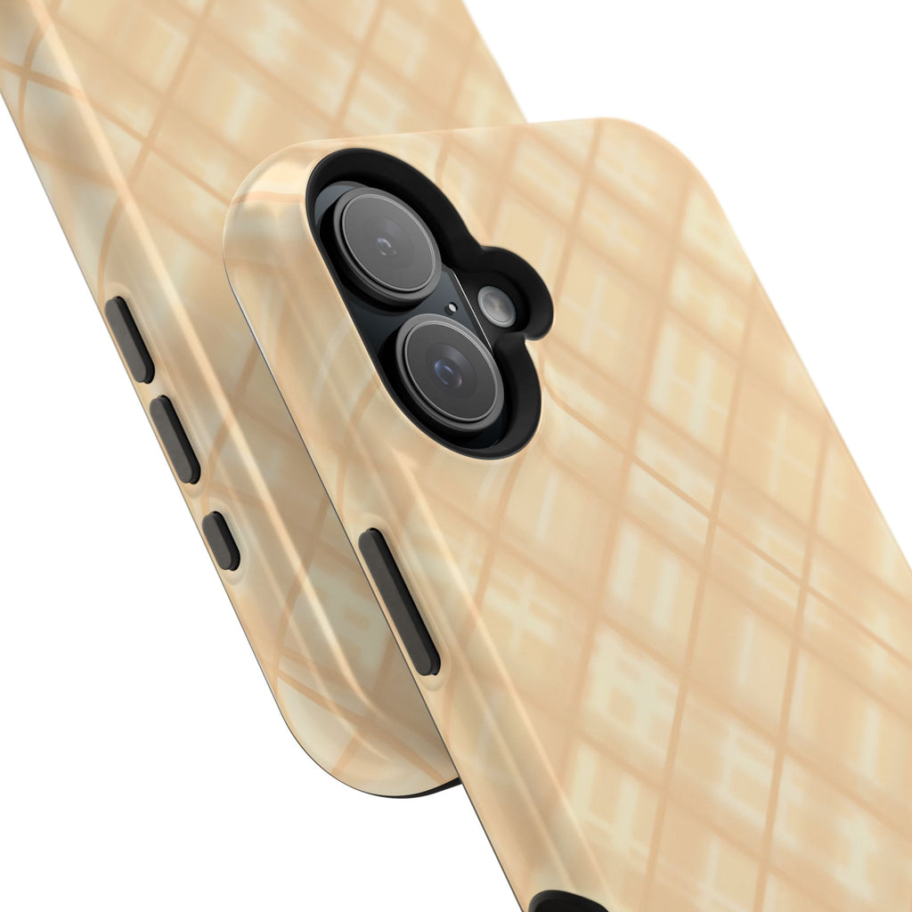 Checkered Butter Magnetic Impact-Resistant Case