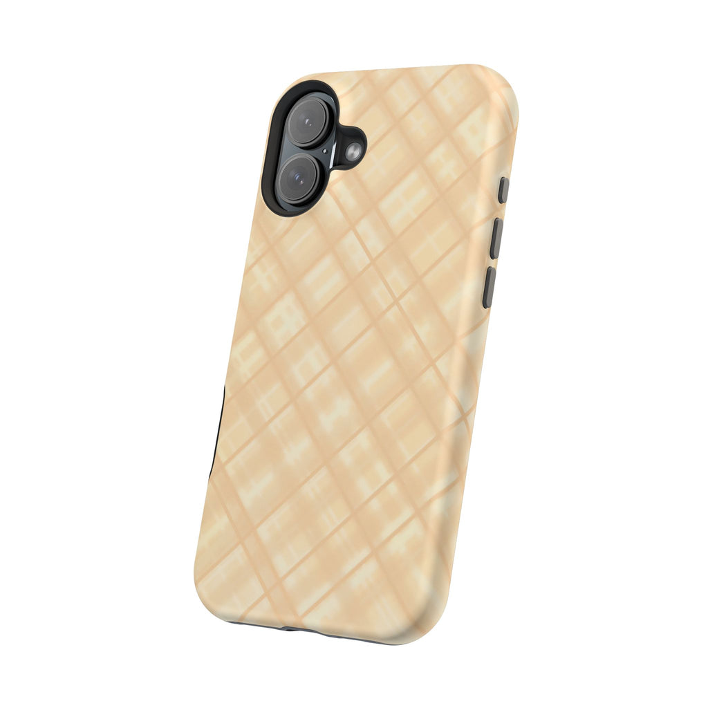 Checkered Butter Magnetic Impact-Resistant Case