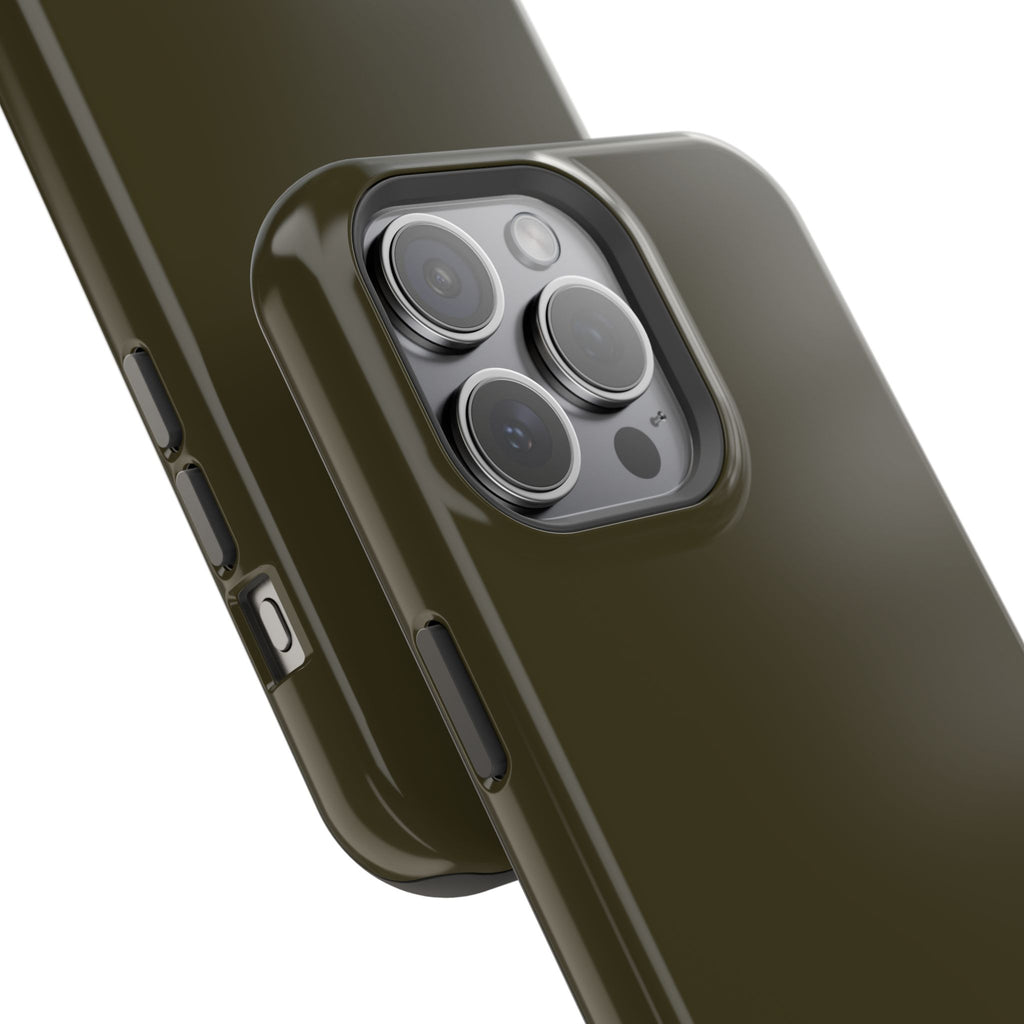 Dark Hennessey Brown Magnetic Impact-Resistant Phone Case