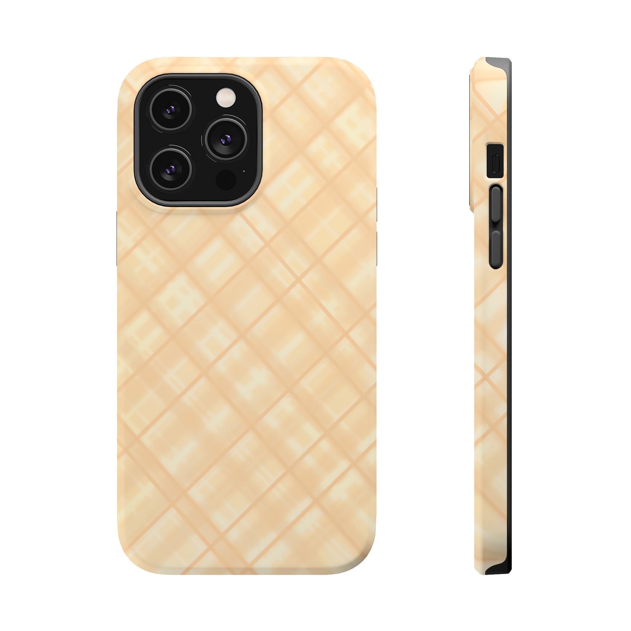 Checkered Butter Magnetic Impact-Resistant Case