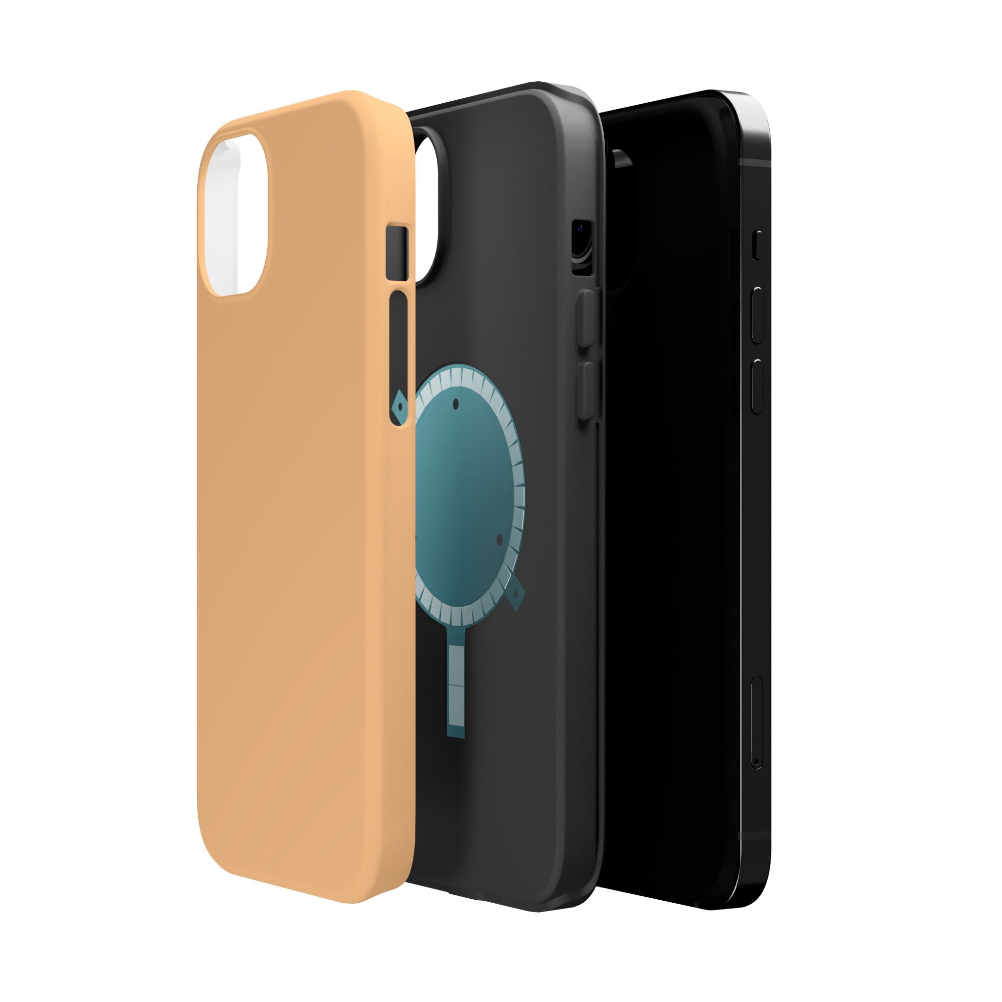 Orange Cream Magnetic Impact-Resistant Phone Case