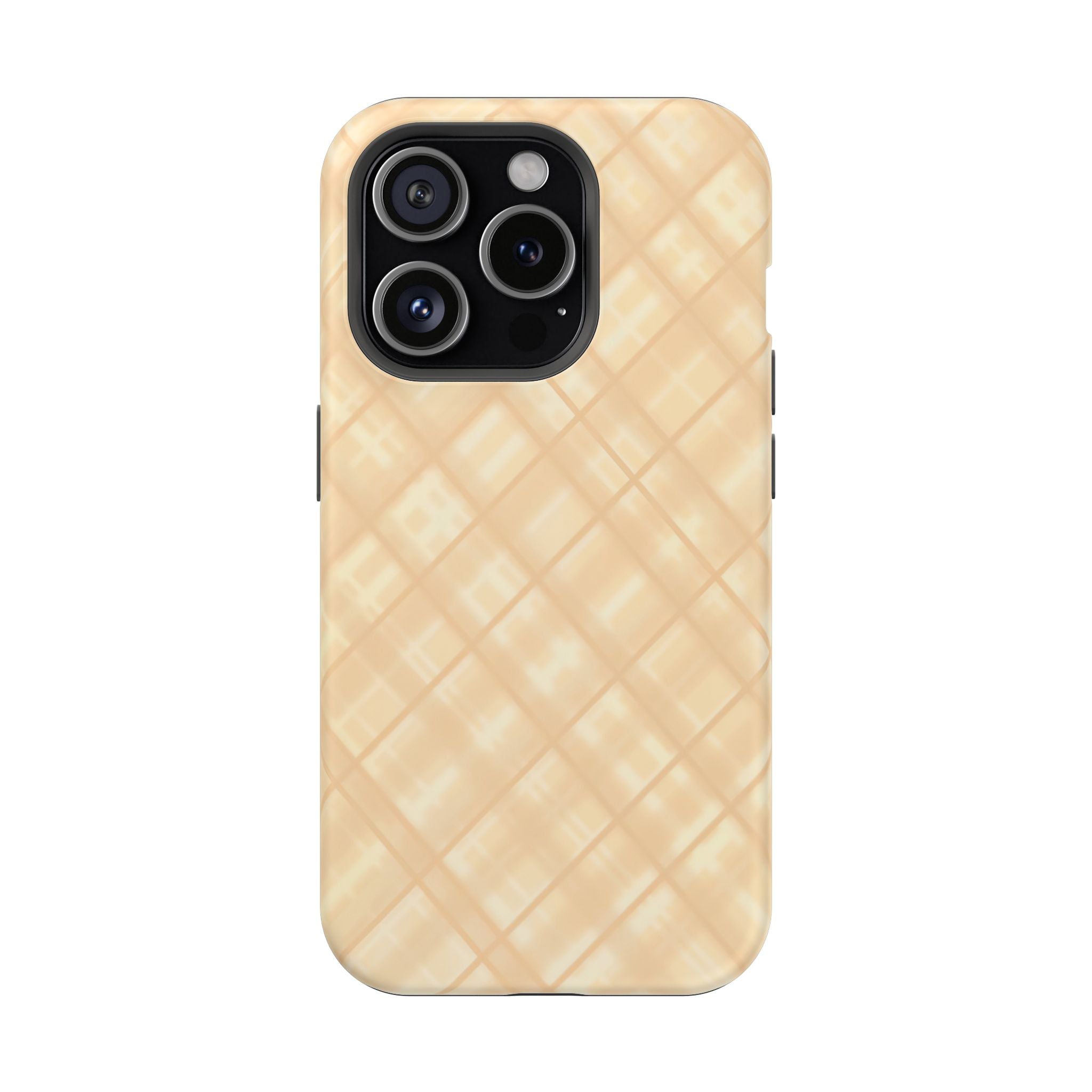 Checkered Butter Magnetic Impact-Resistant Case