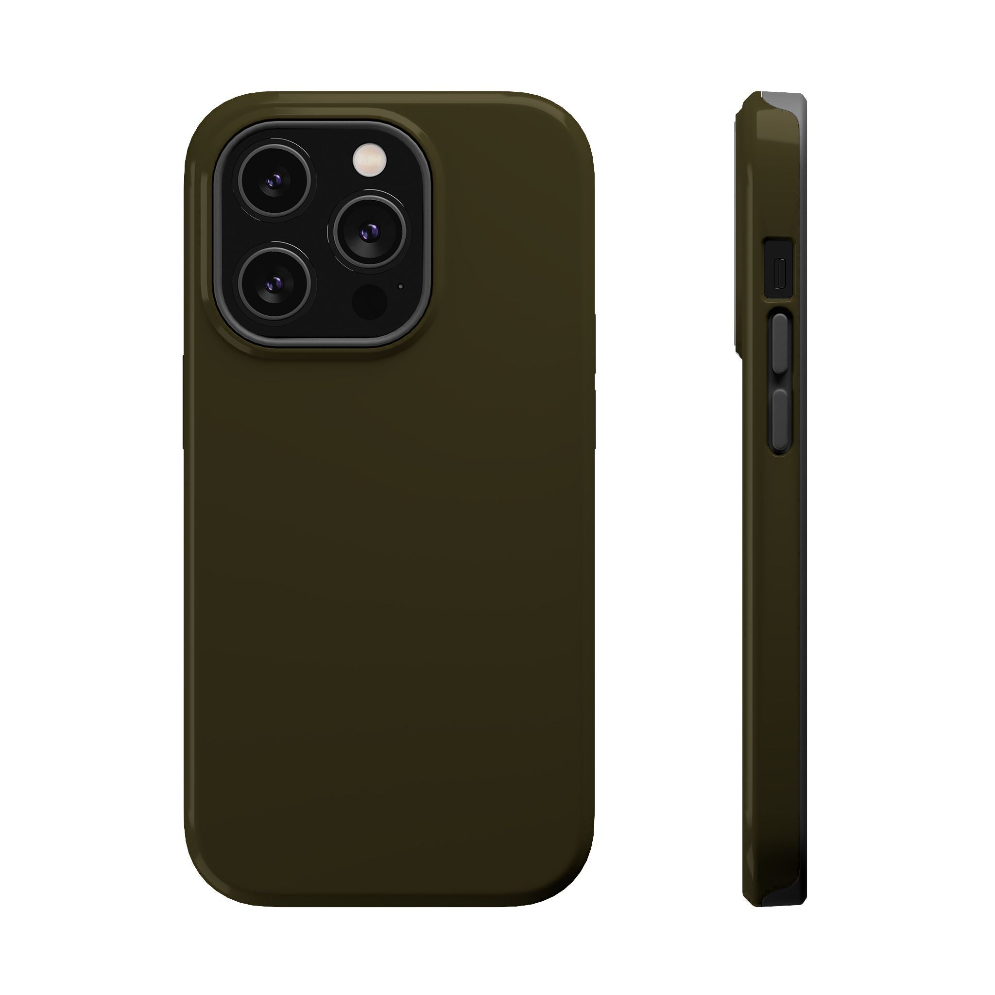 Dark Hennessey Brown Magnetic Impact-Resistant Phone Case