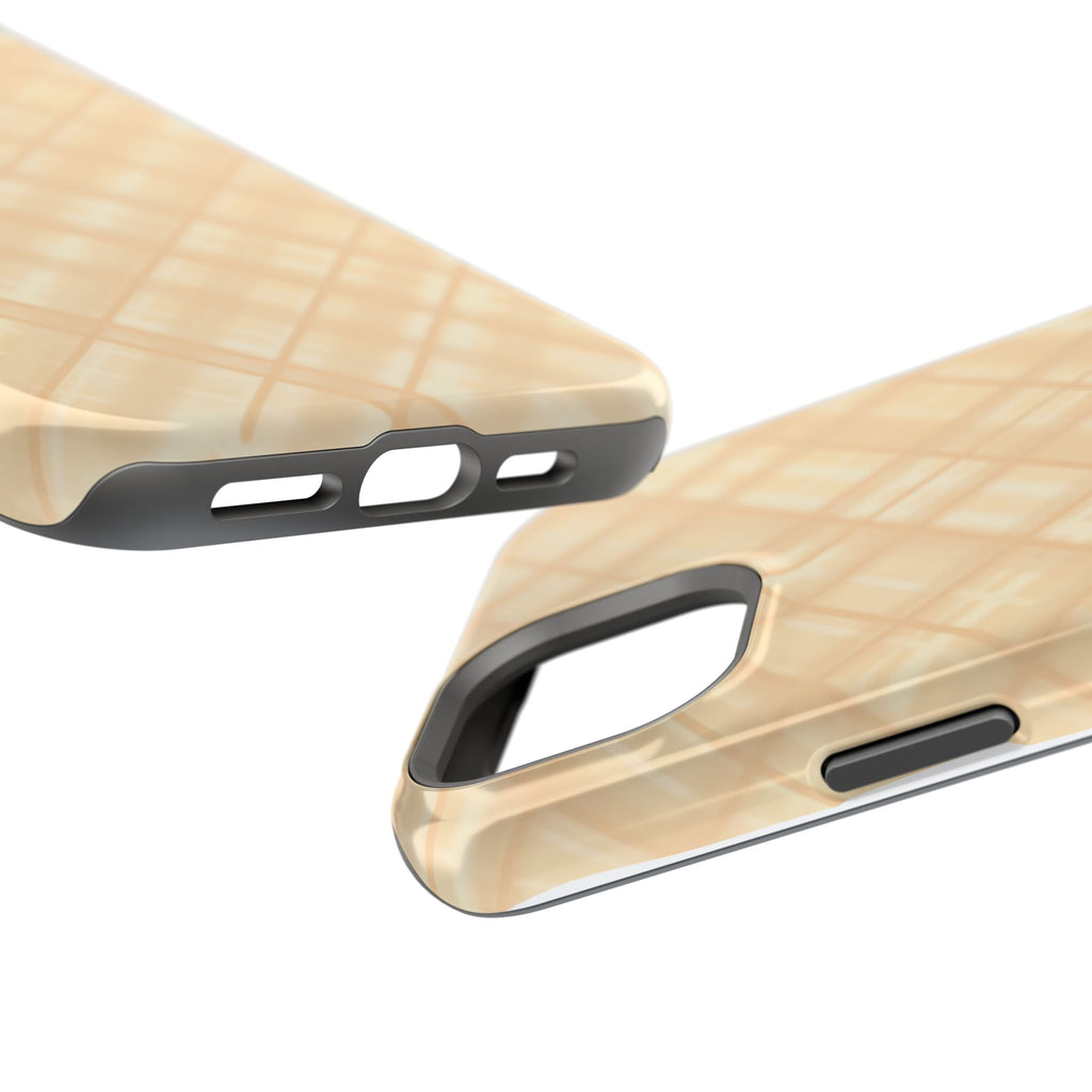 Checkered Butter Magnetic Impact-Resistant Case