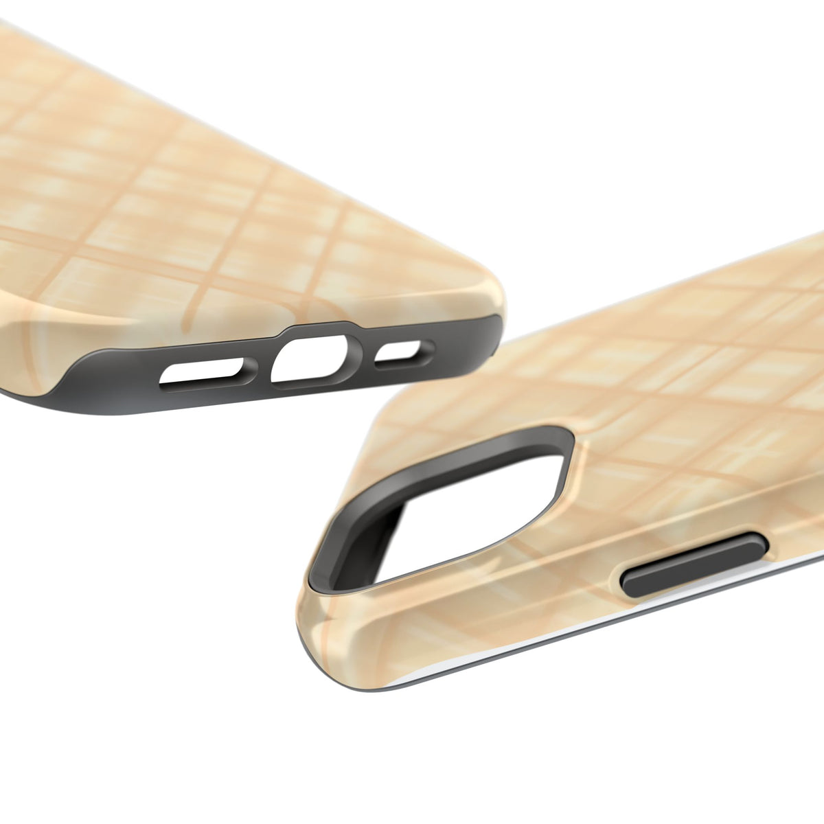 Checkered Butter Magnetic Impact-Resistant Case