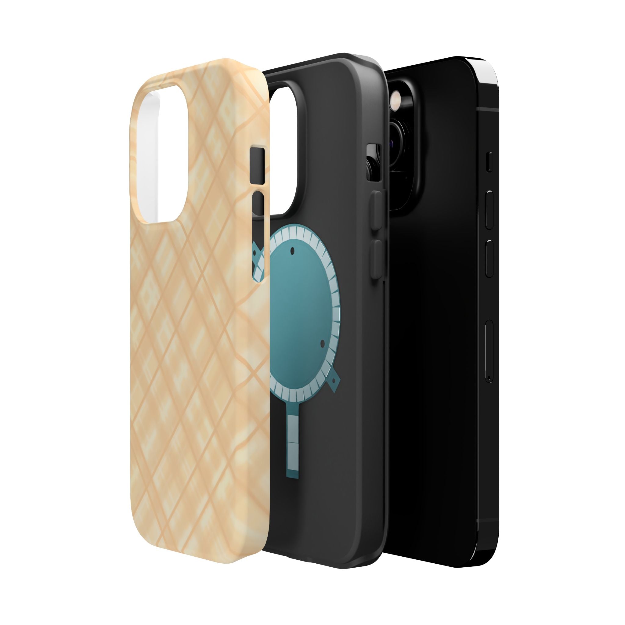 Checkered Butter Magnetic Impact-Resistant Case