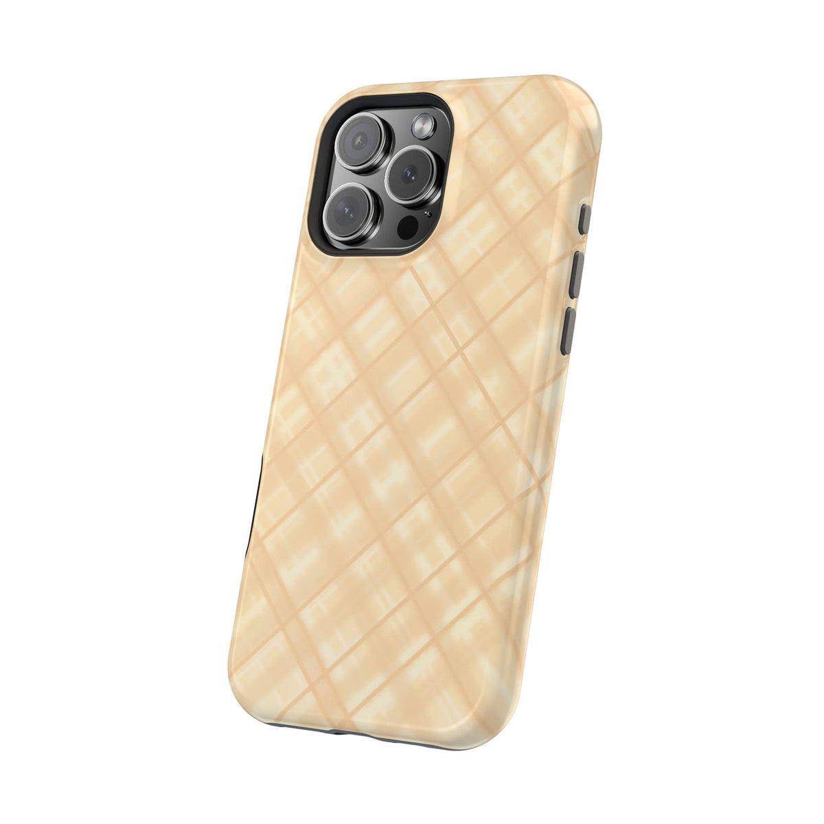Checkered Butter Magnetic Impact-Resistant Case