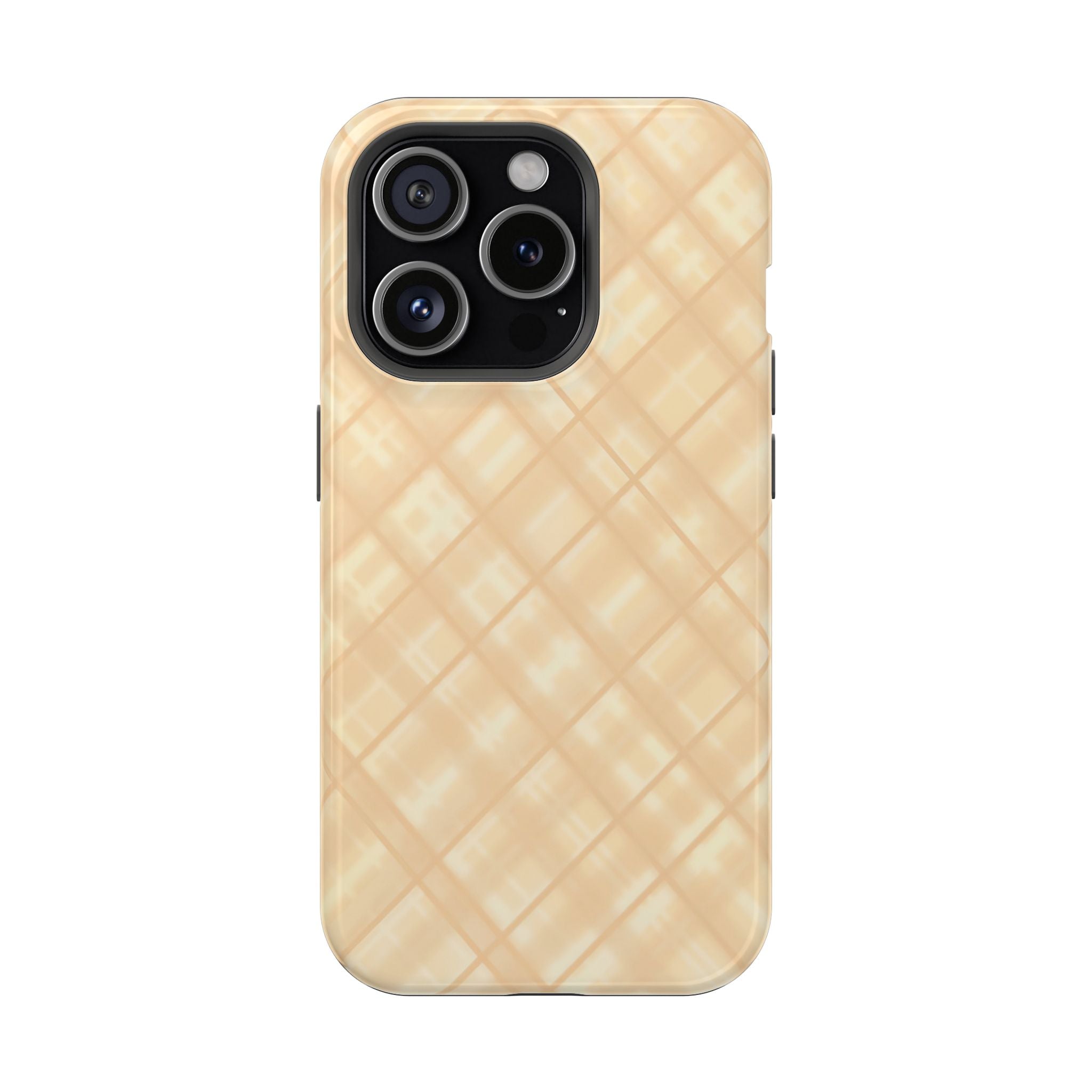 Checkered Butter Magnetic Impact-Resistant Case