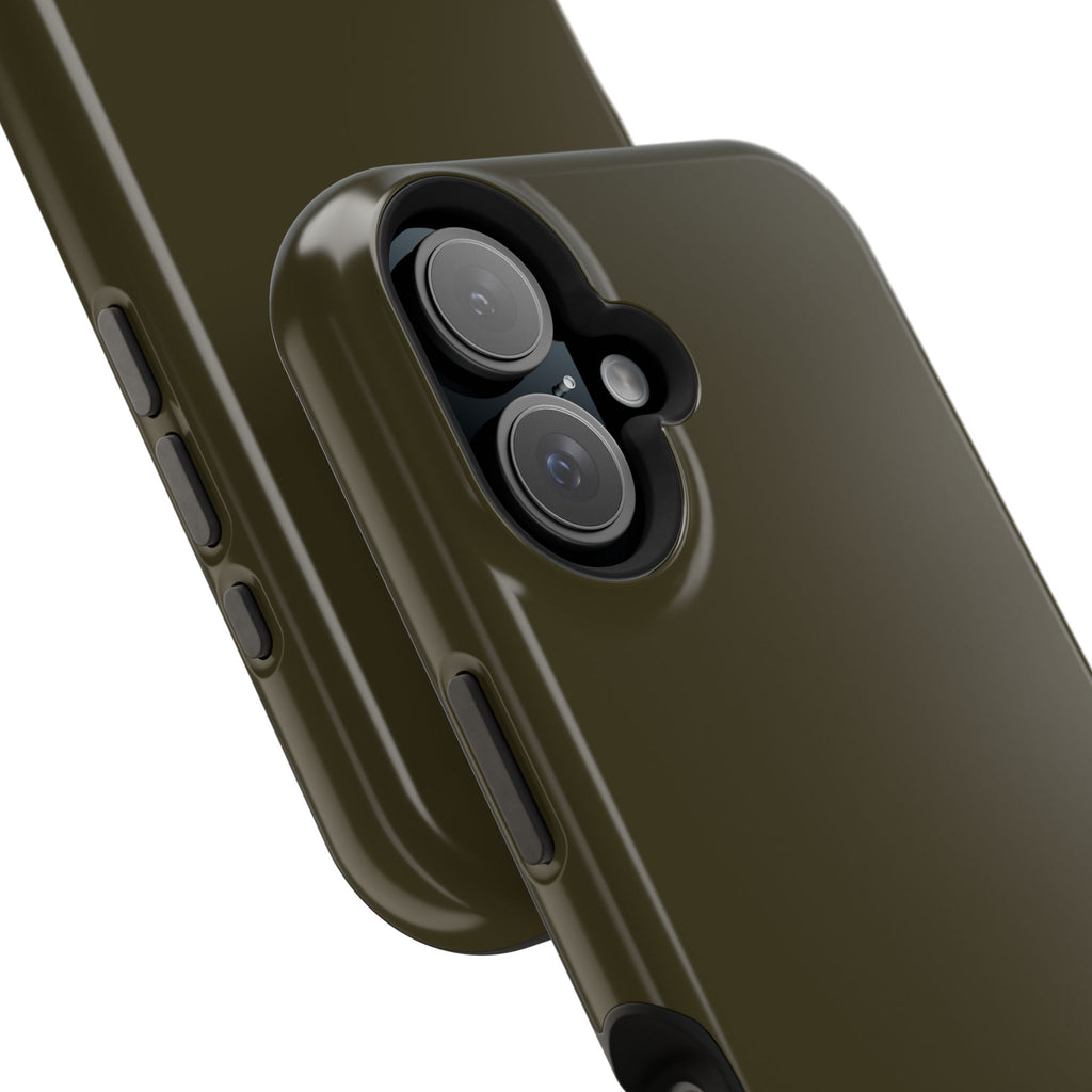 Dark Hennessey Brown Magnetic Impact-Resistant Phone Case