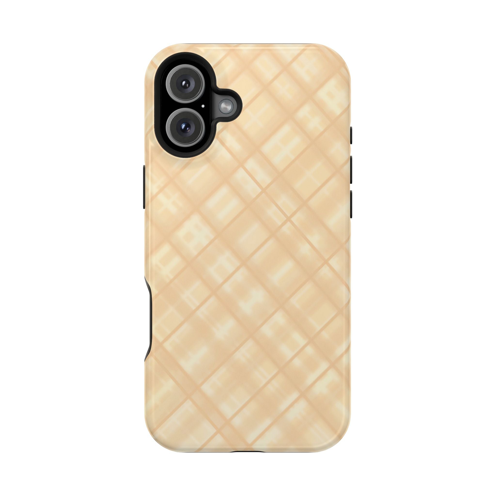 Checkered Butter Magnetic Impact-Resistant Case