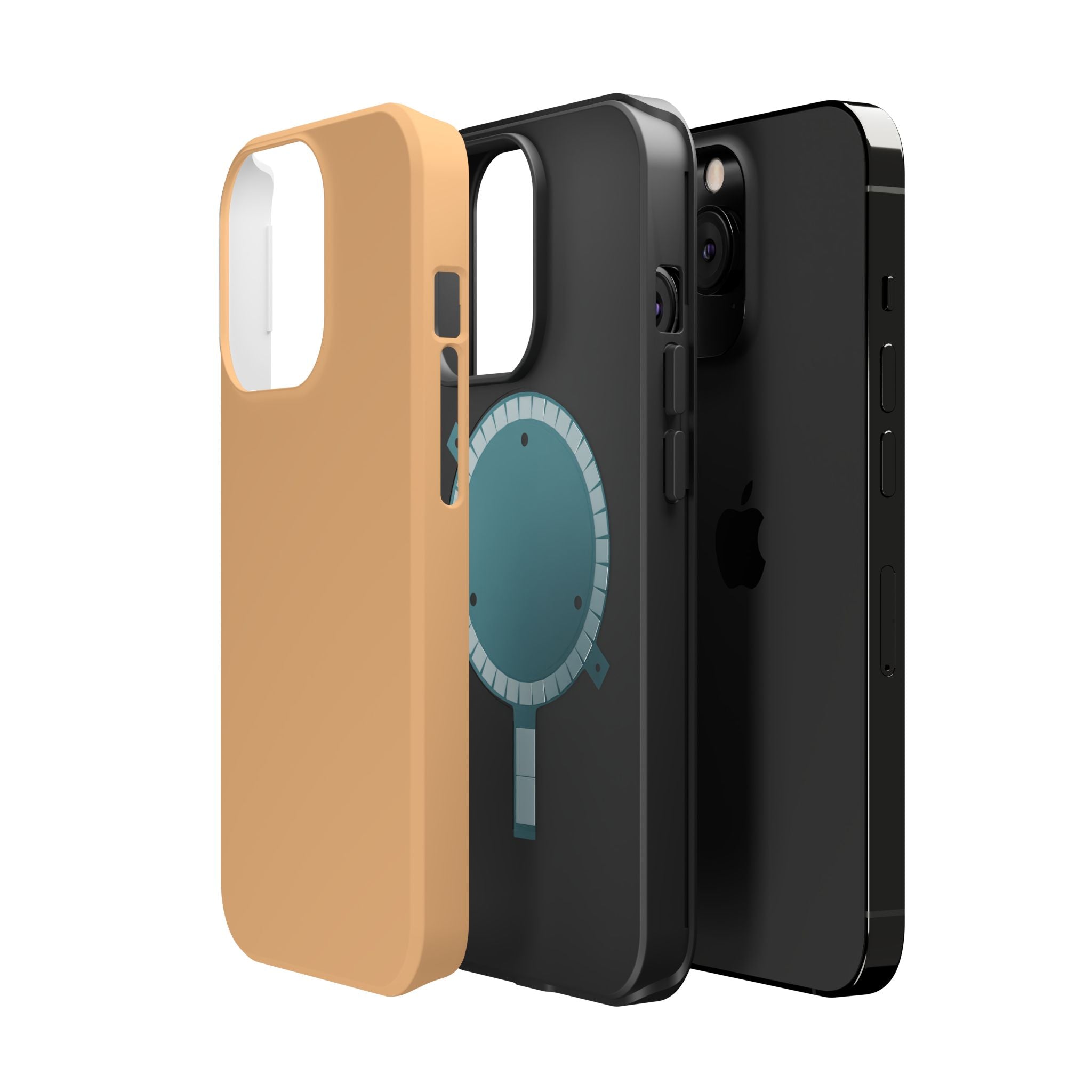 Orange Cream Magnetic Impact-Resistant Phone Case